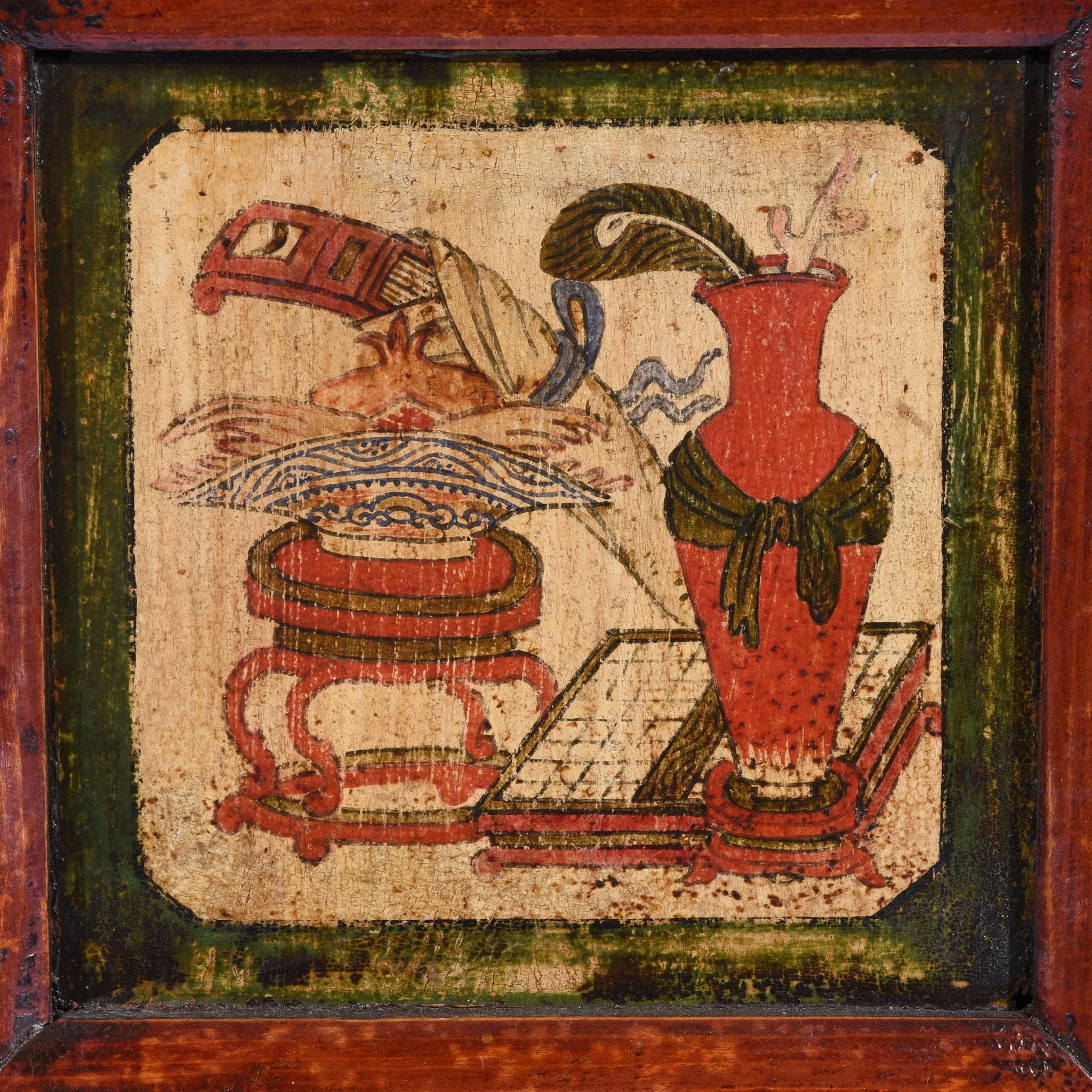 Painted Chinese Buddhist Temple Shrine - Early 20thC - Image 8