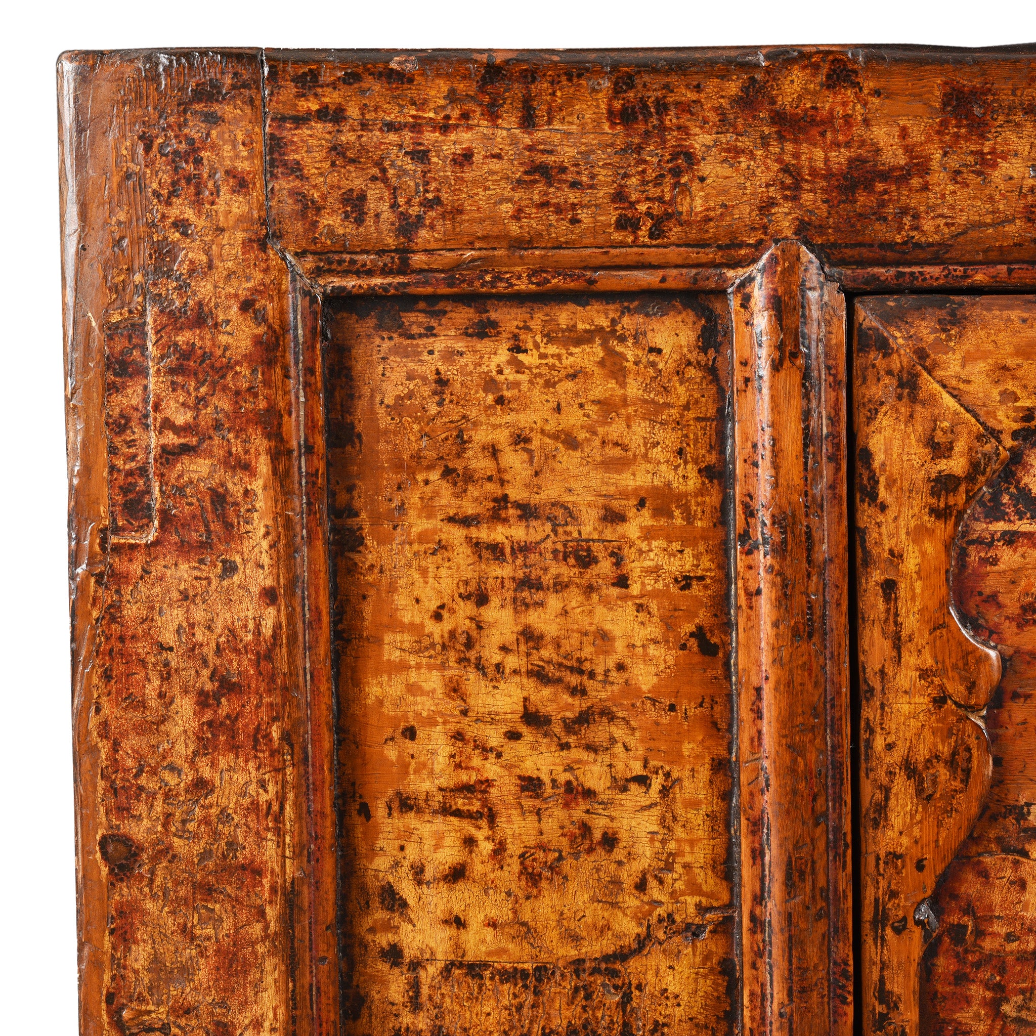 Painted Cabinet From Gansu - 19th Century - Image 3