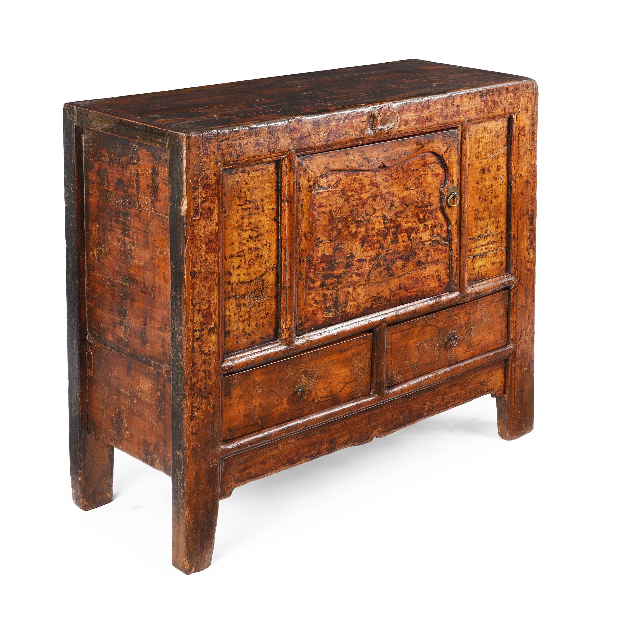 Painted Cabinet From Gansu - 19th Century - Image 5
