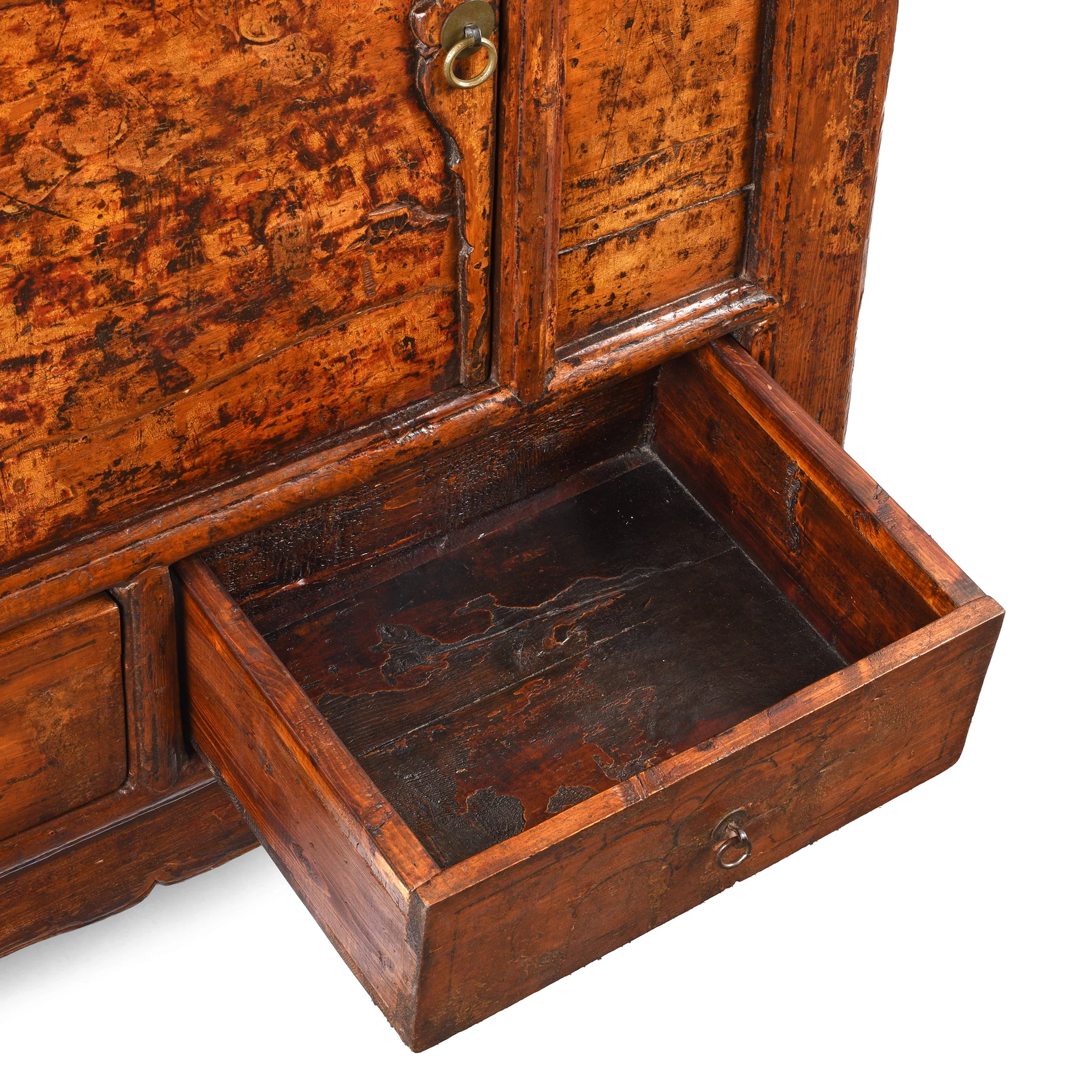 Painted Cabinet From Gansu - 19th Century - Image 6