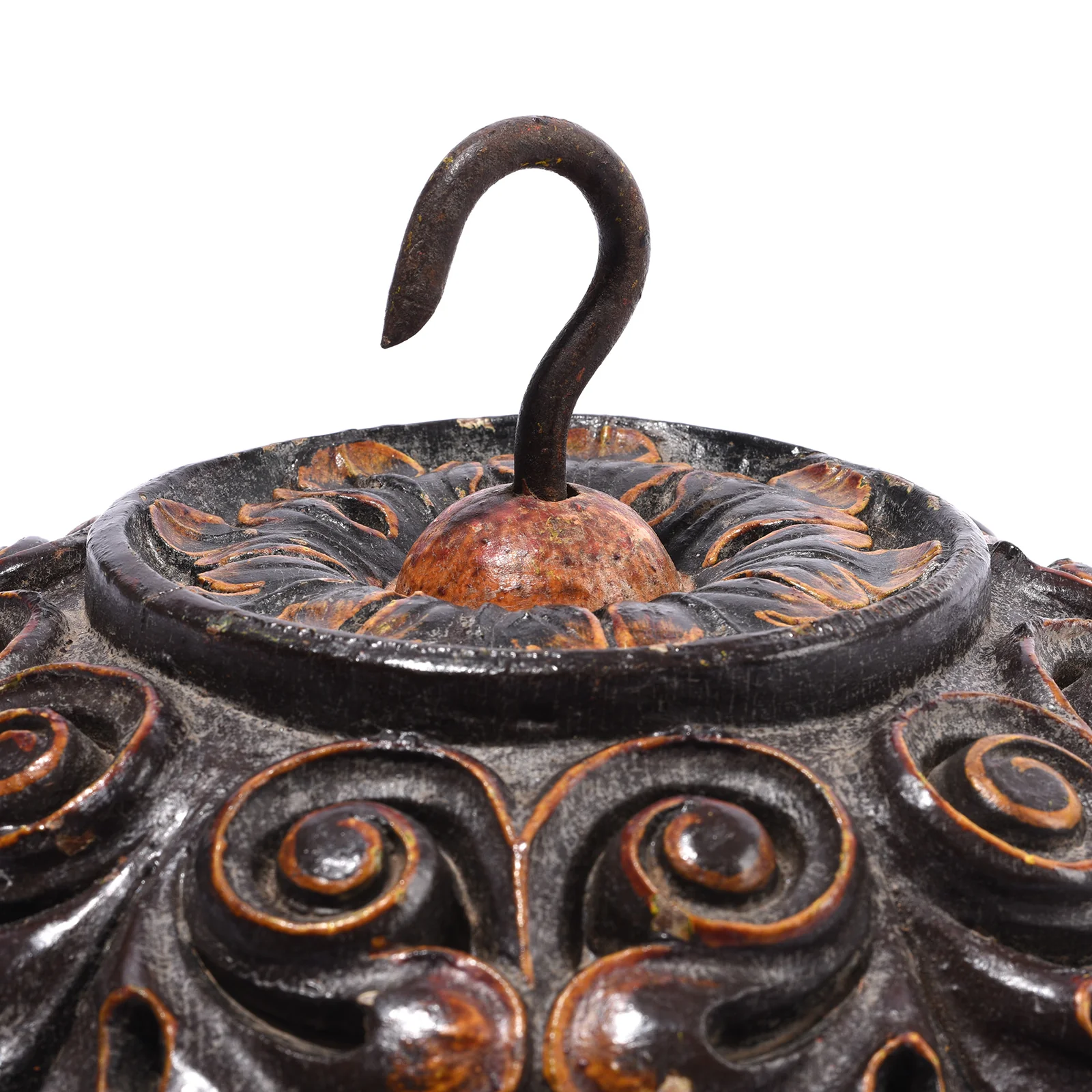 Painted Ceiling Rose From Bikaner - 19th Century - Image 3