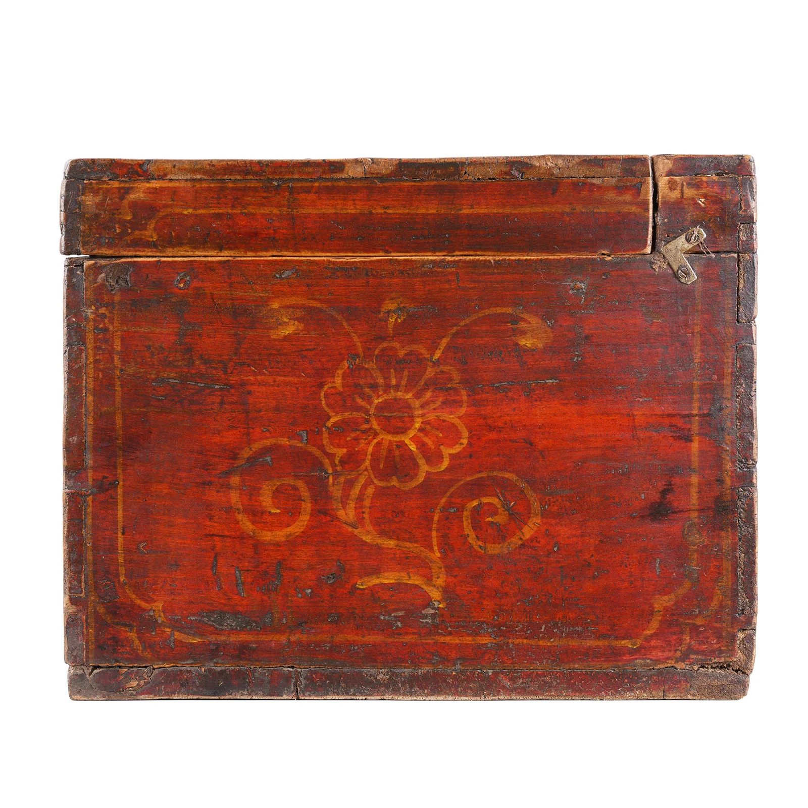 Painted Chest From Gansu - 19th Century - Image 14
