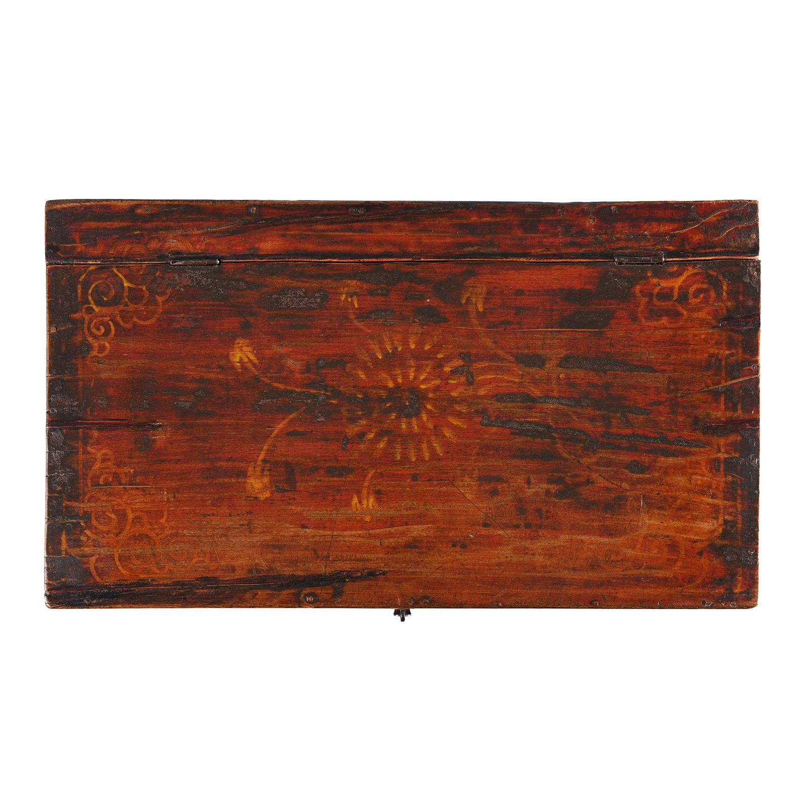 Painted Chest From Gansu - 19th Century - Image 16