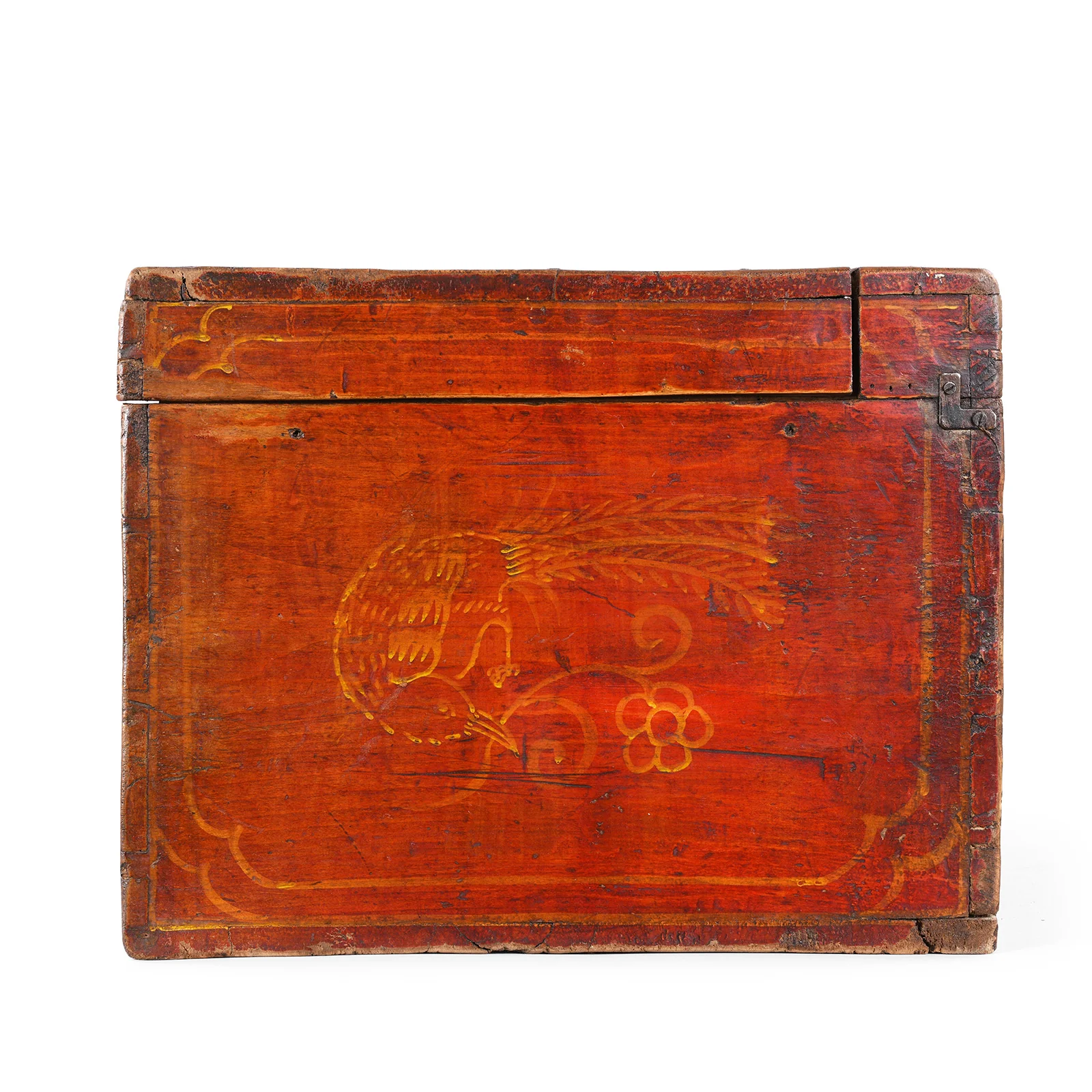 Painted Chest From Gansu - 19th Century - Image 6