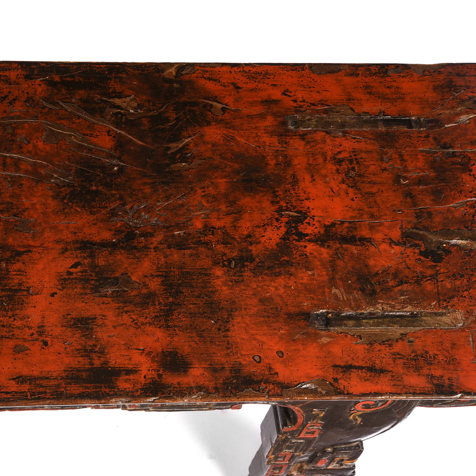 Lacquer Chinese Bench From Jiangxi Province - 19thC - Image 8