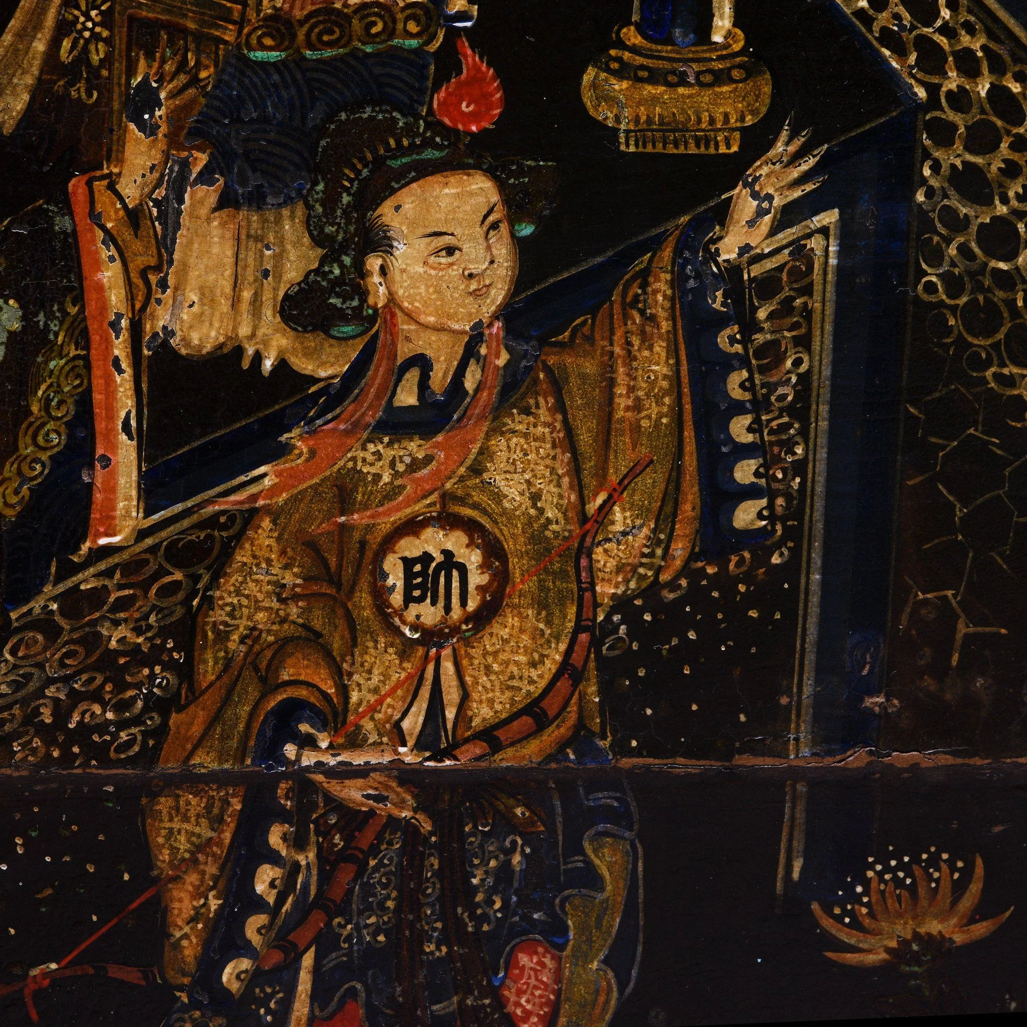 Painted Chinese Opera Chest from Shanxi - 19thC - Image 7
