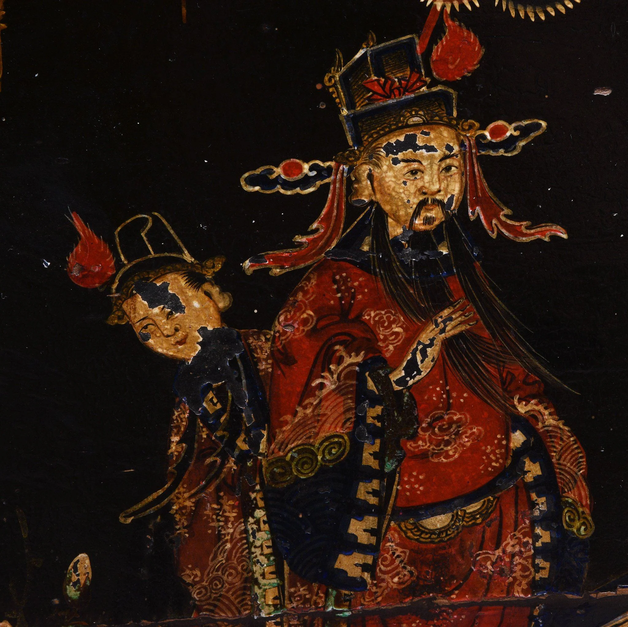 Painted Chinese Opera Chest from Shanxi - 19thC - Image 8