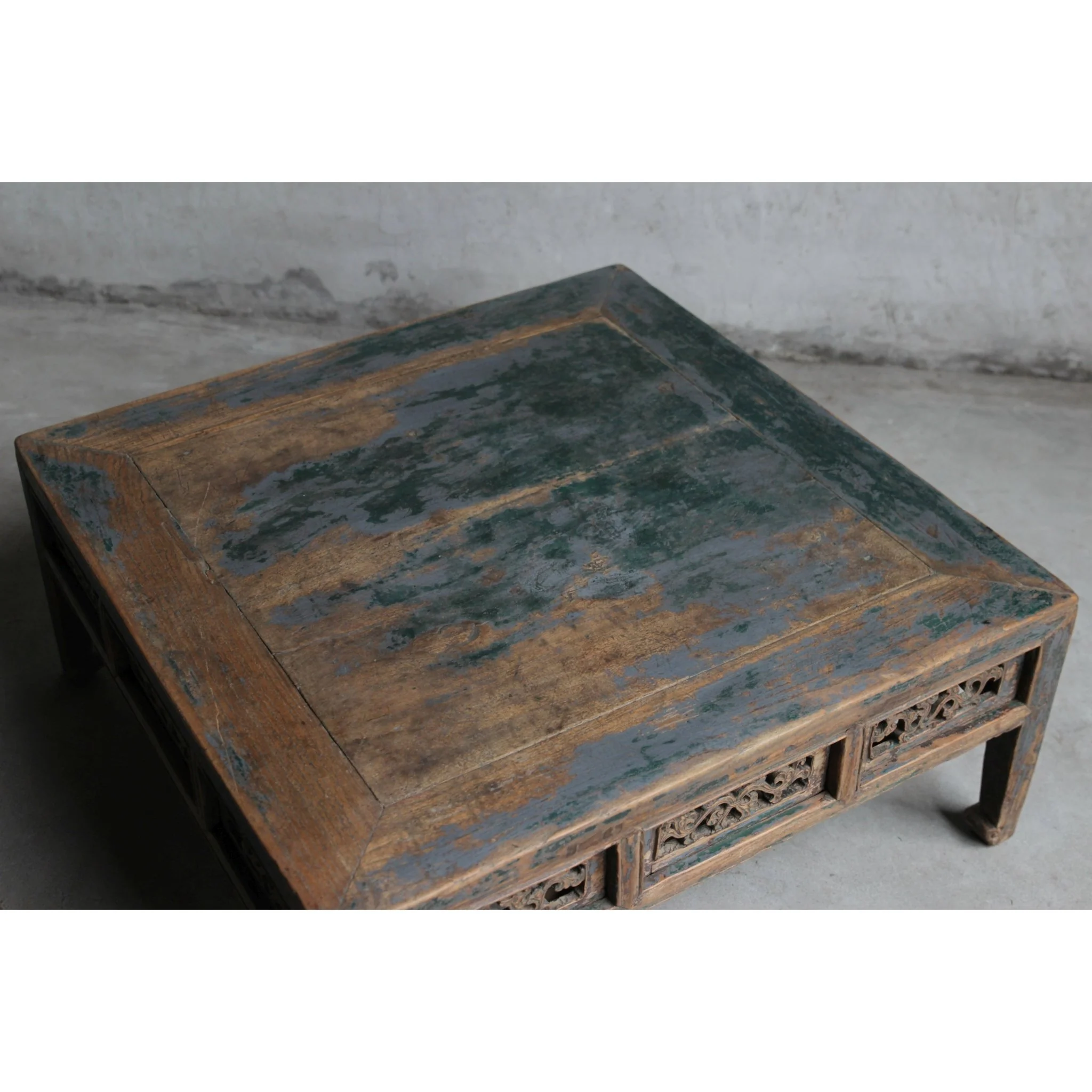 Painted Chinese Square Coffee Table From Shanxi - 19thC - Image 6