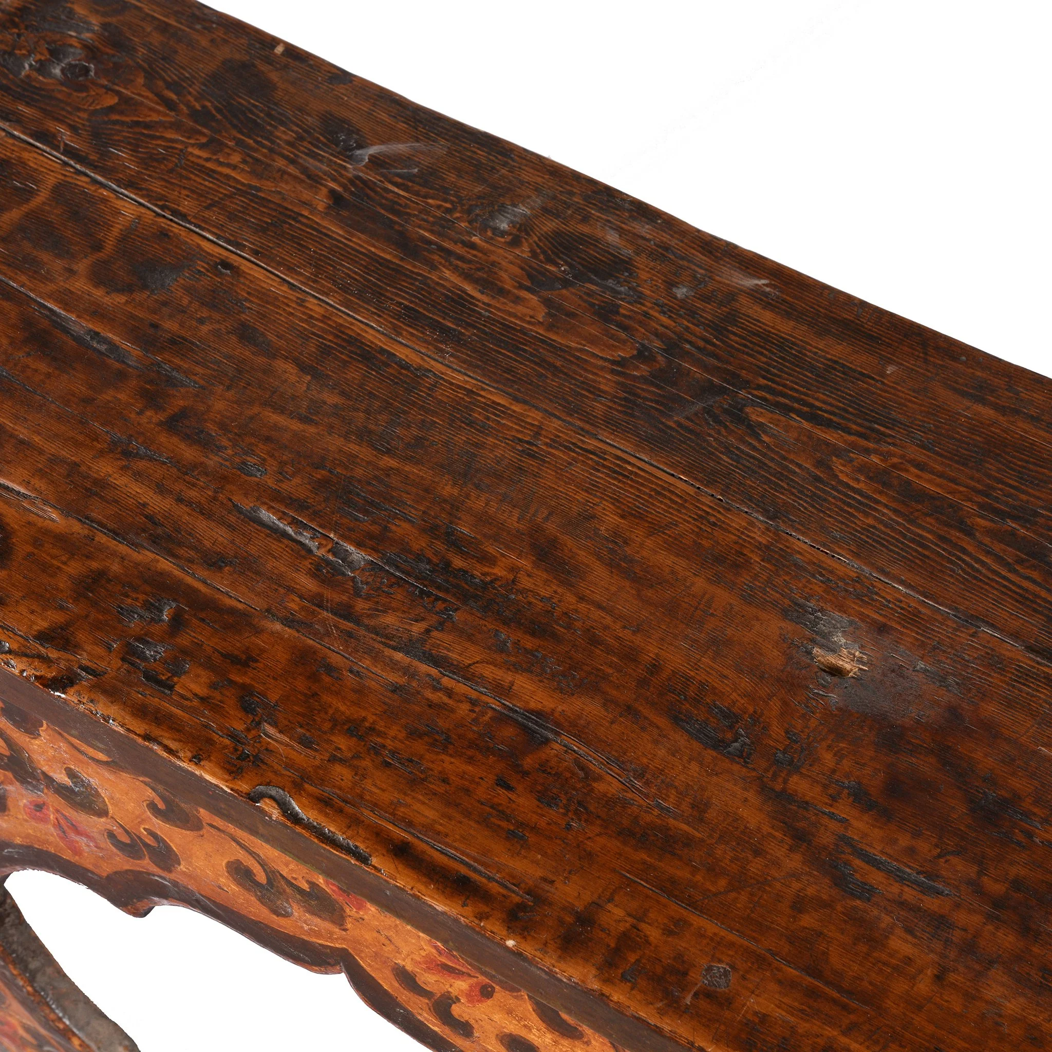 Painted Offering Table From Tibet - 19th Century - Image 3