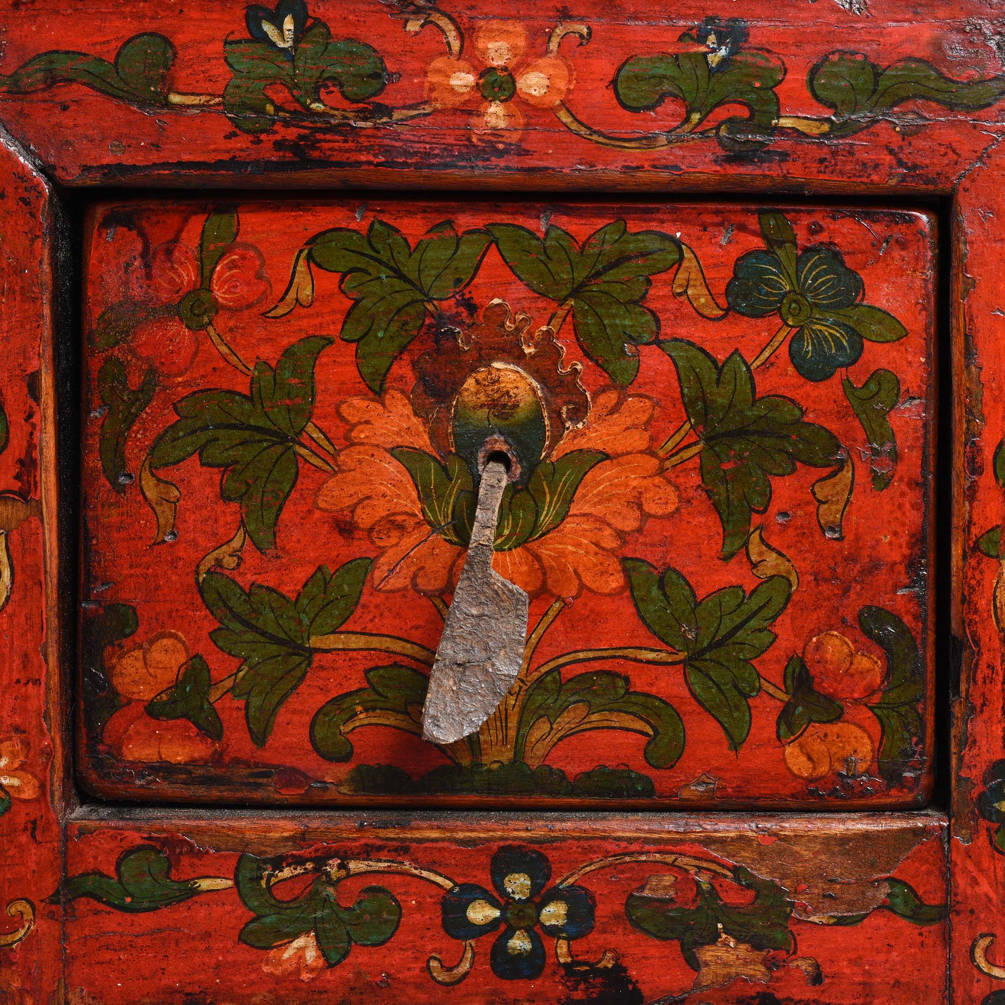 Antique Painted Tibetan Choksar - 19thC - Image 9