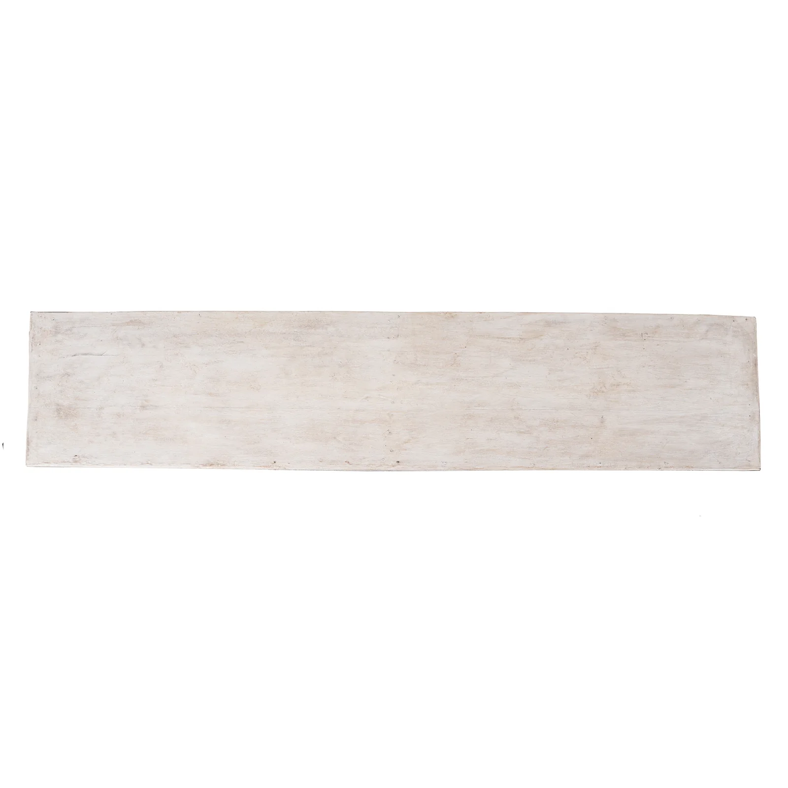 White Painted Console Table Made From Reclaimed Teak - Image 5