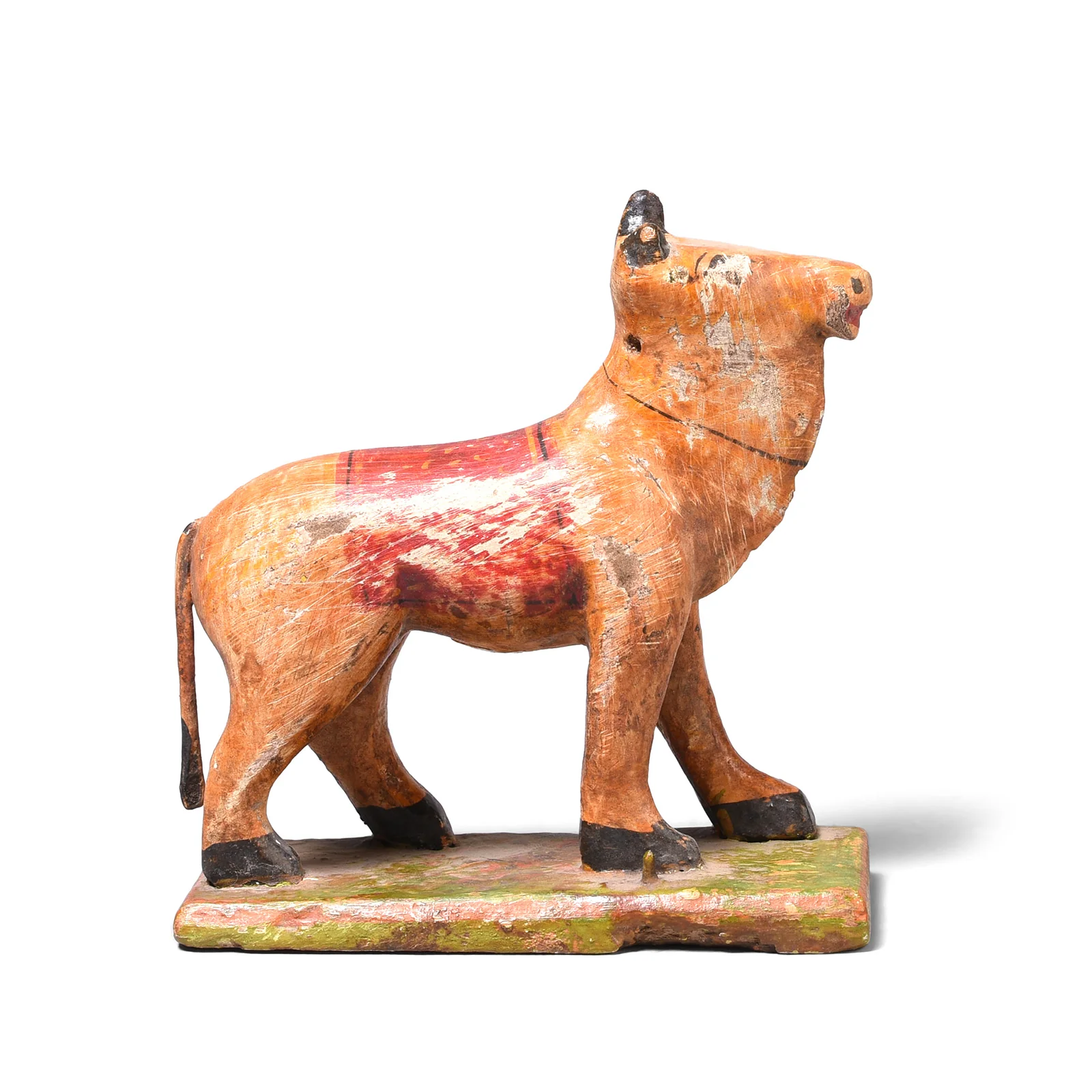 Painted Cow Toy From Gujarat - Ca 1940 - Image 3