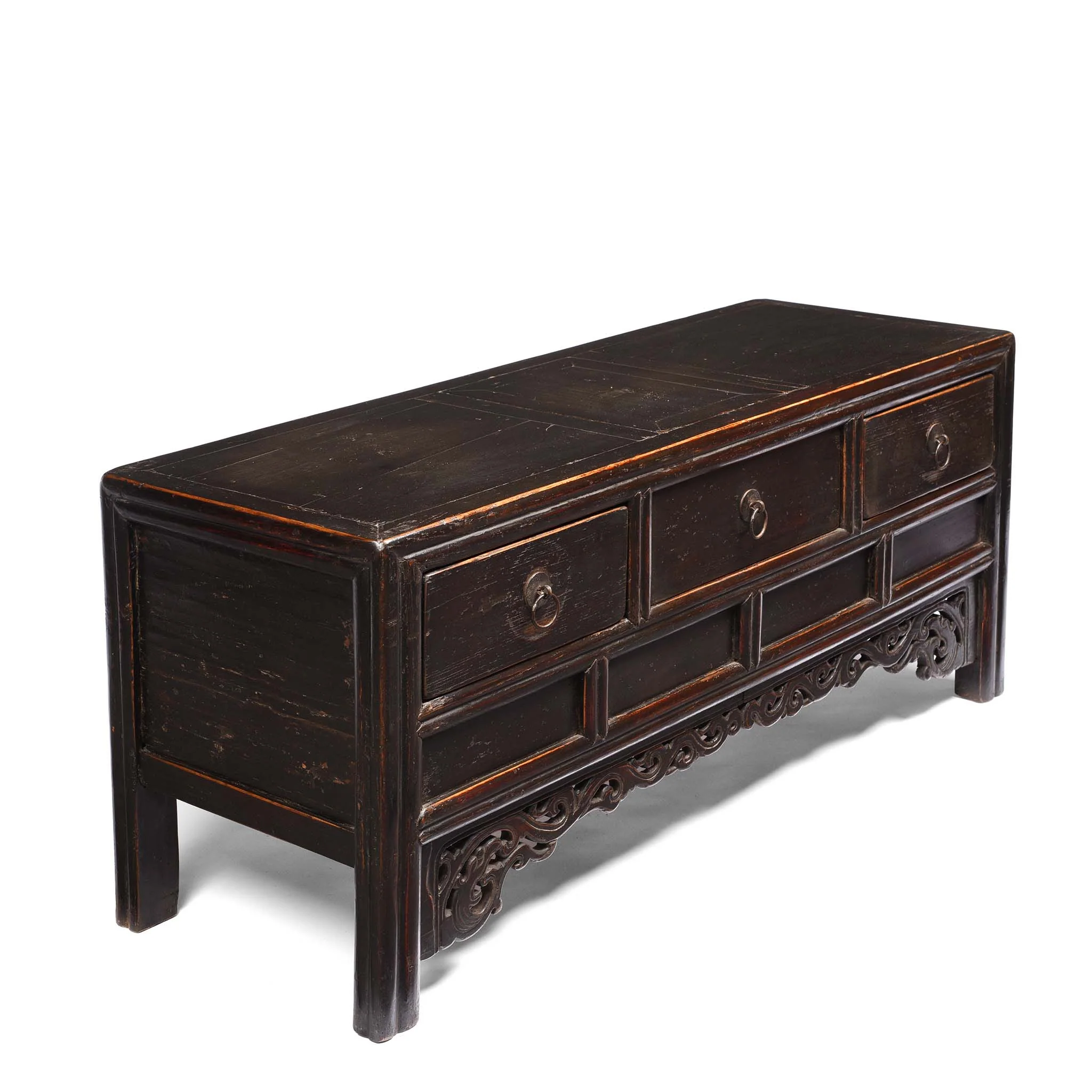 Painted Elm Kang Table From Shanxi  - Late 19thC - Image 4