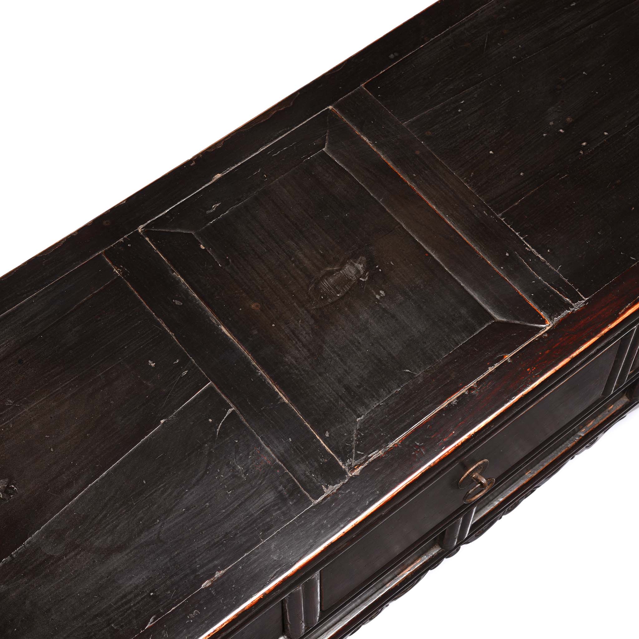 Painted Elm Kang Table From Shanxi  - Late 19thC - Image 7