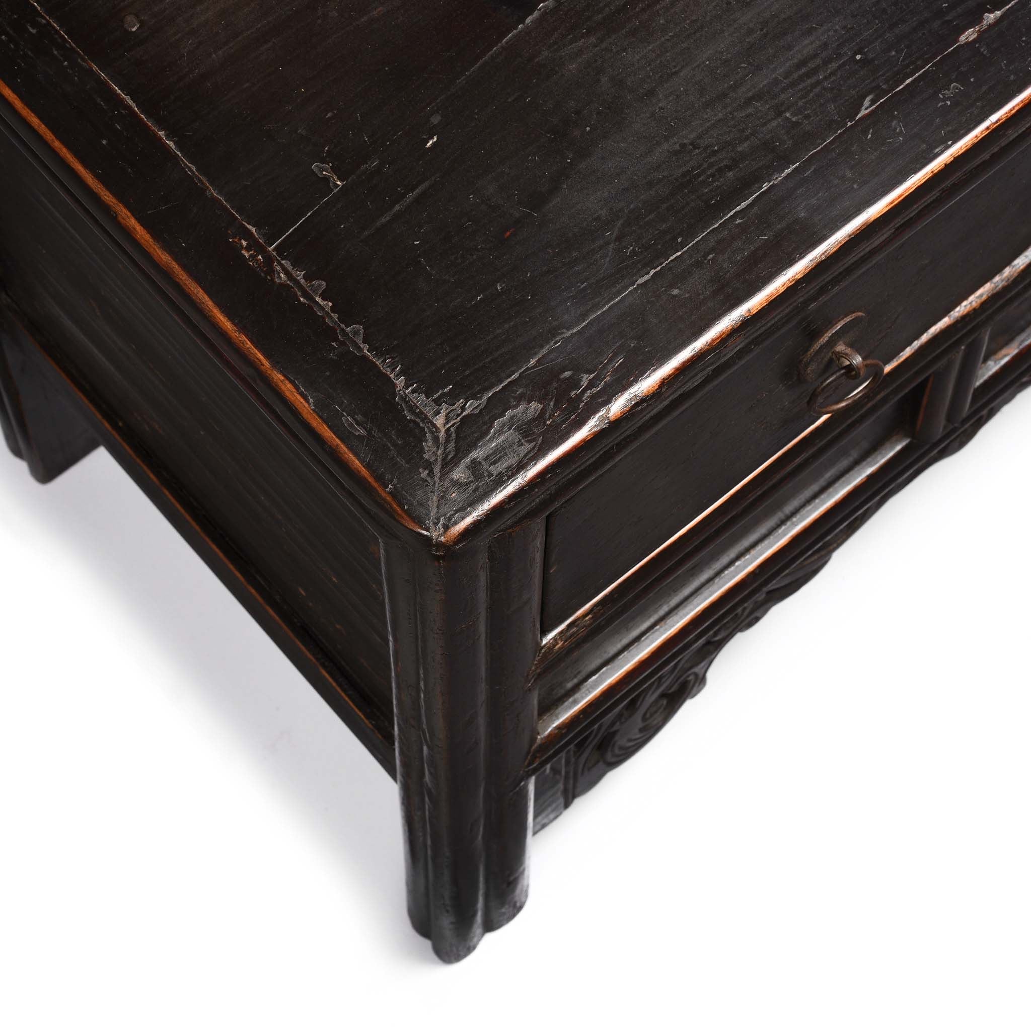 Painted Elm Kang Table From Shanxi  - Late 19thC - Image 8