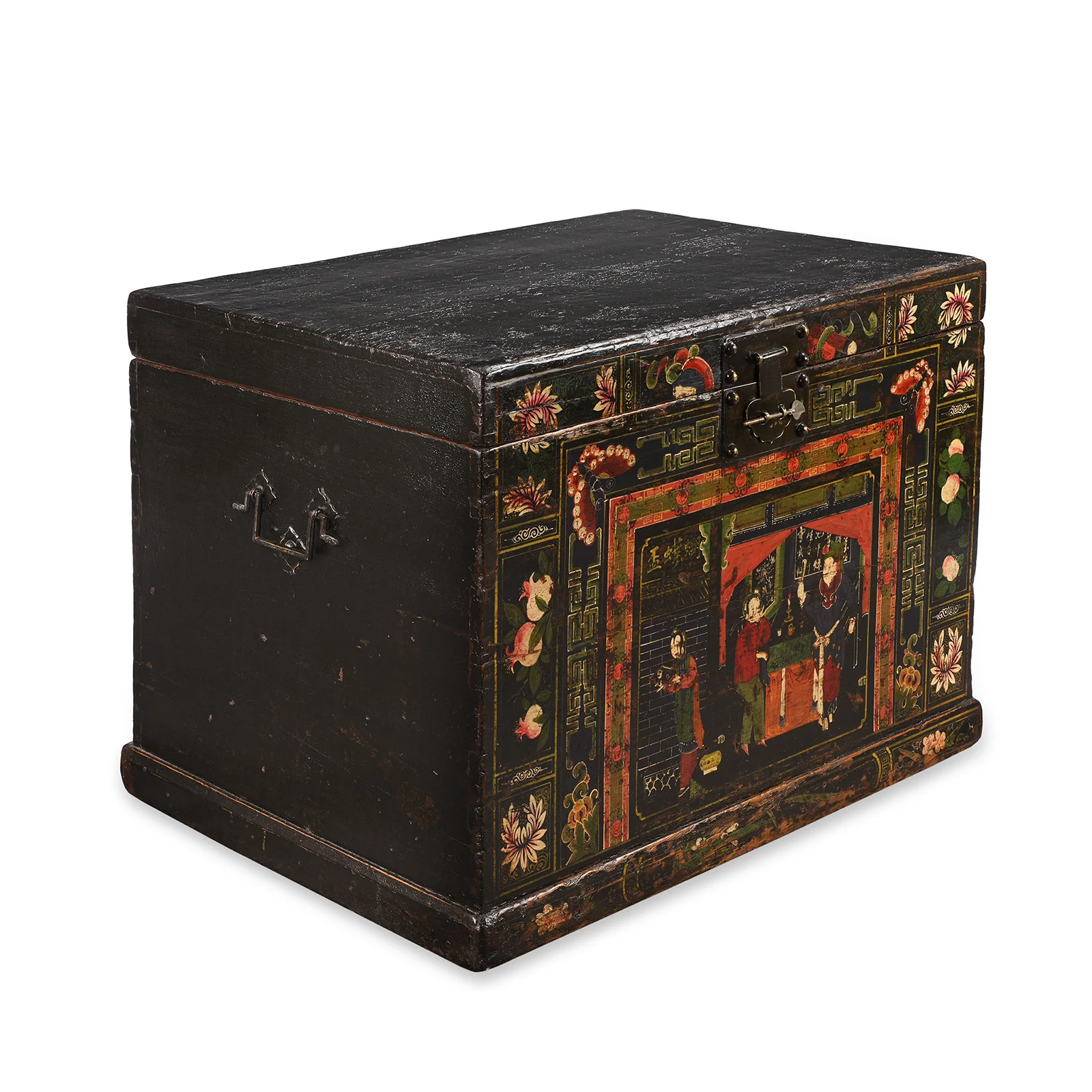 Painted Opera Chest From Shanxi Province - 19th Century - Image 3
