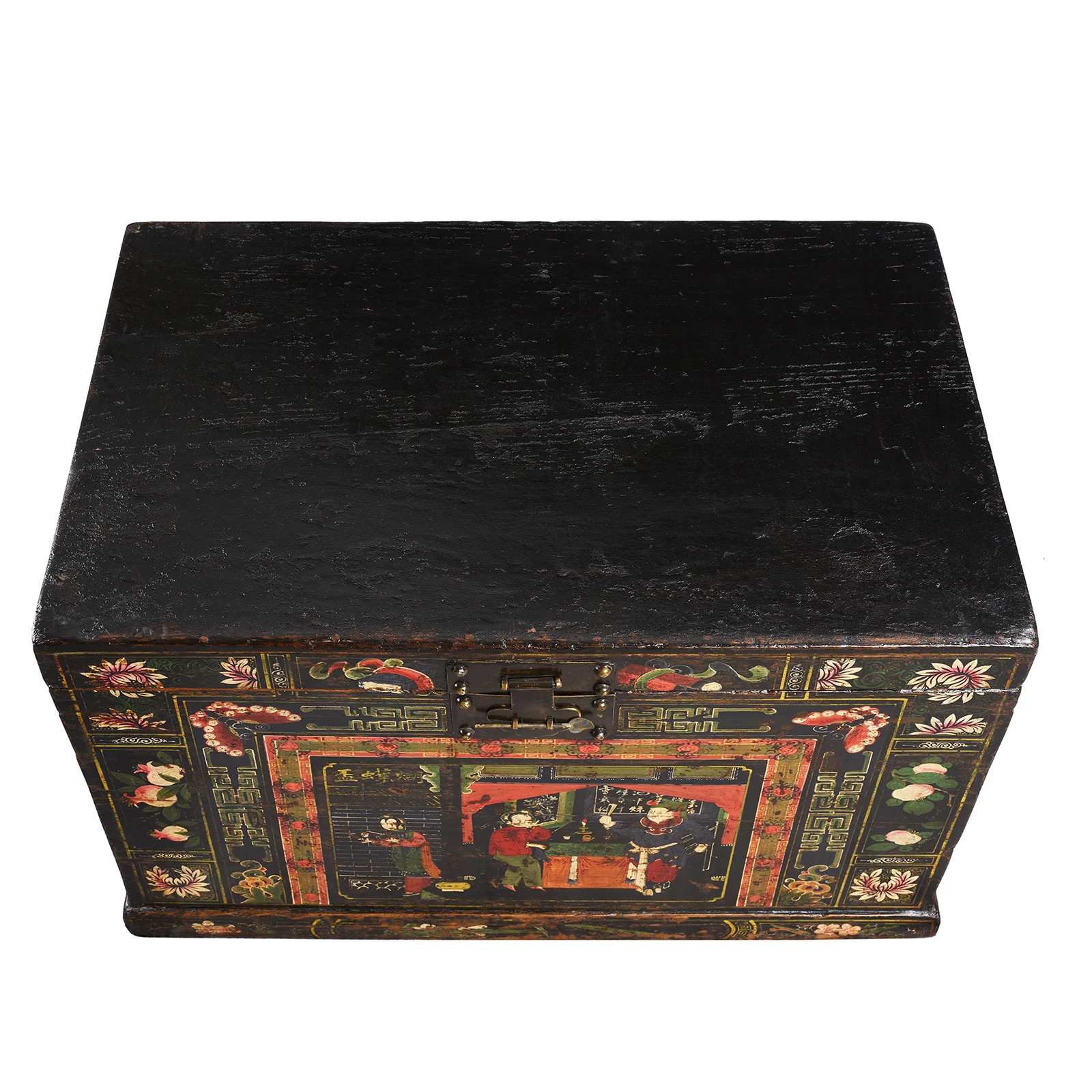 Painted Opera Chest From Shanxi Province - 19th Century - Image 4