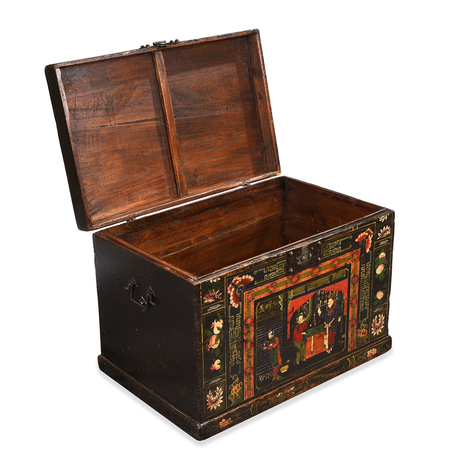 Painted Opera Chest From Shanxi Province - 19th Century - Image 5