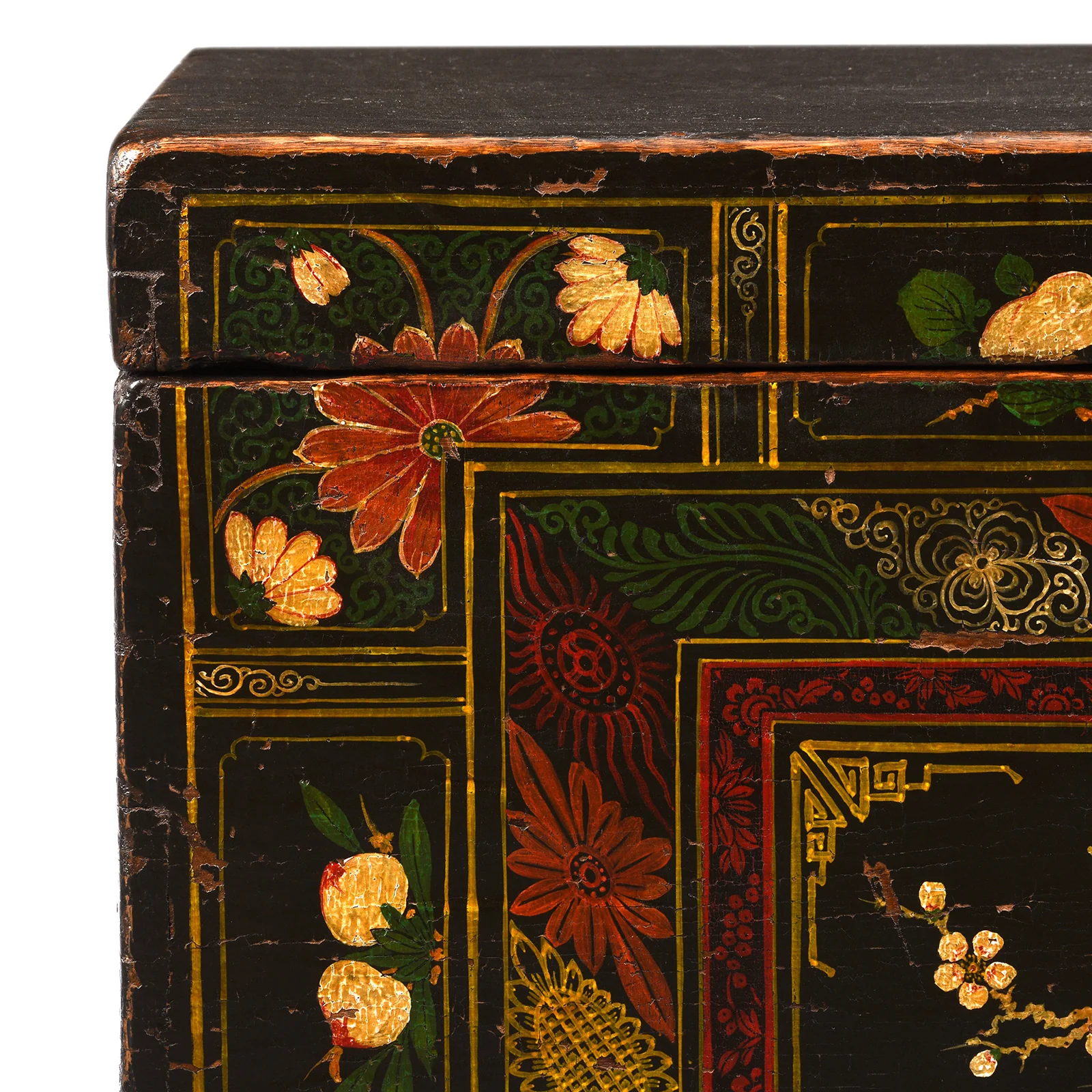 Painted Opera Chest From Shanxi - 19th Century - Image 2