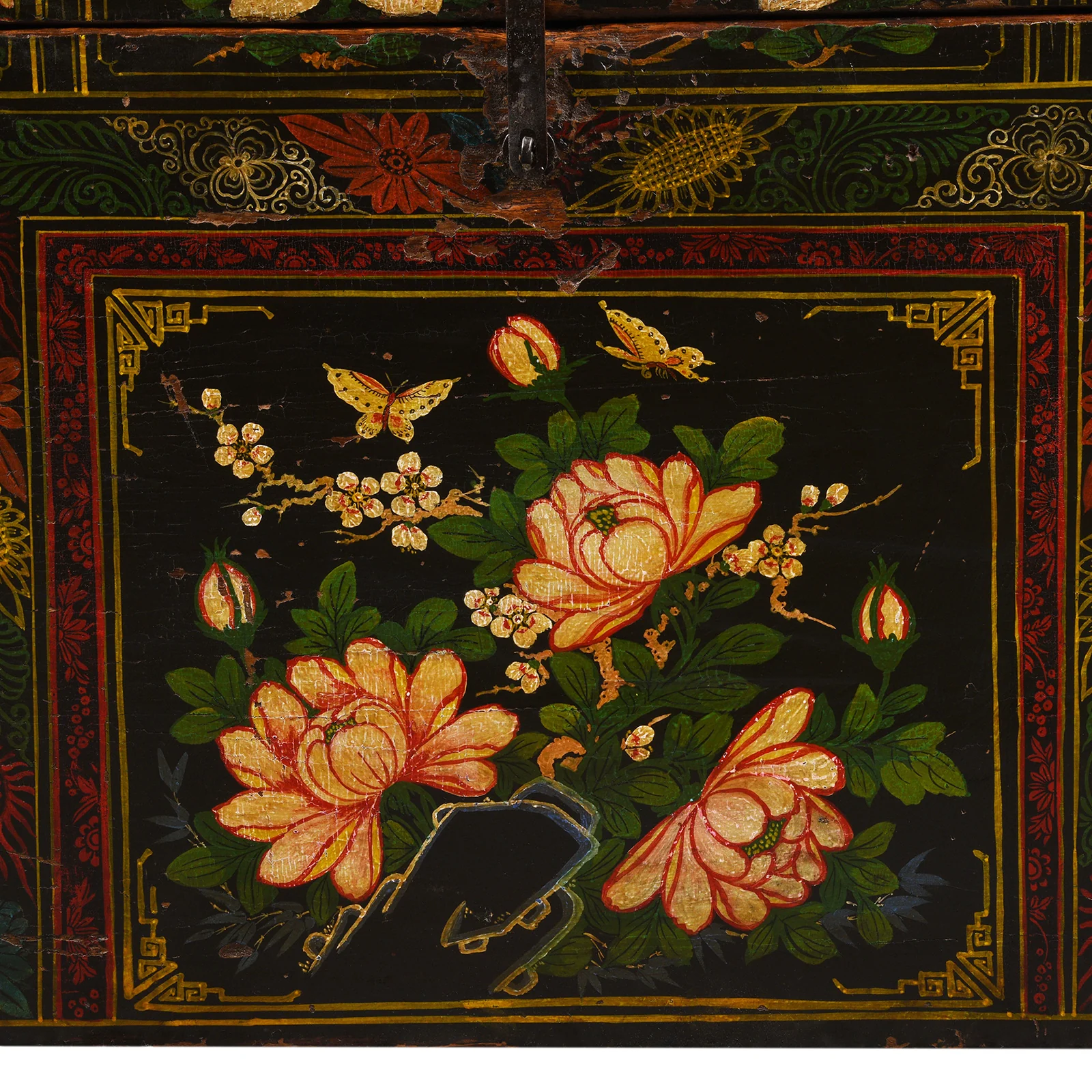 Painted Opera Chest From Shanxi - 19th Century - Image 3