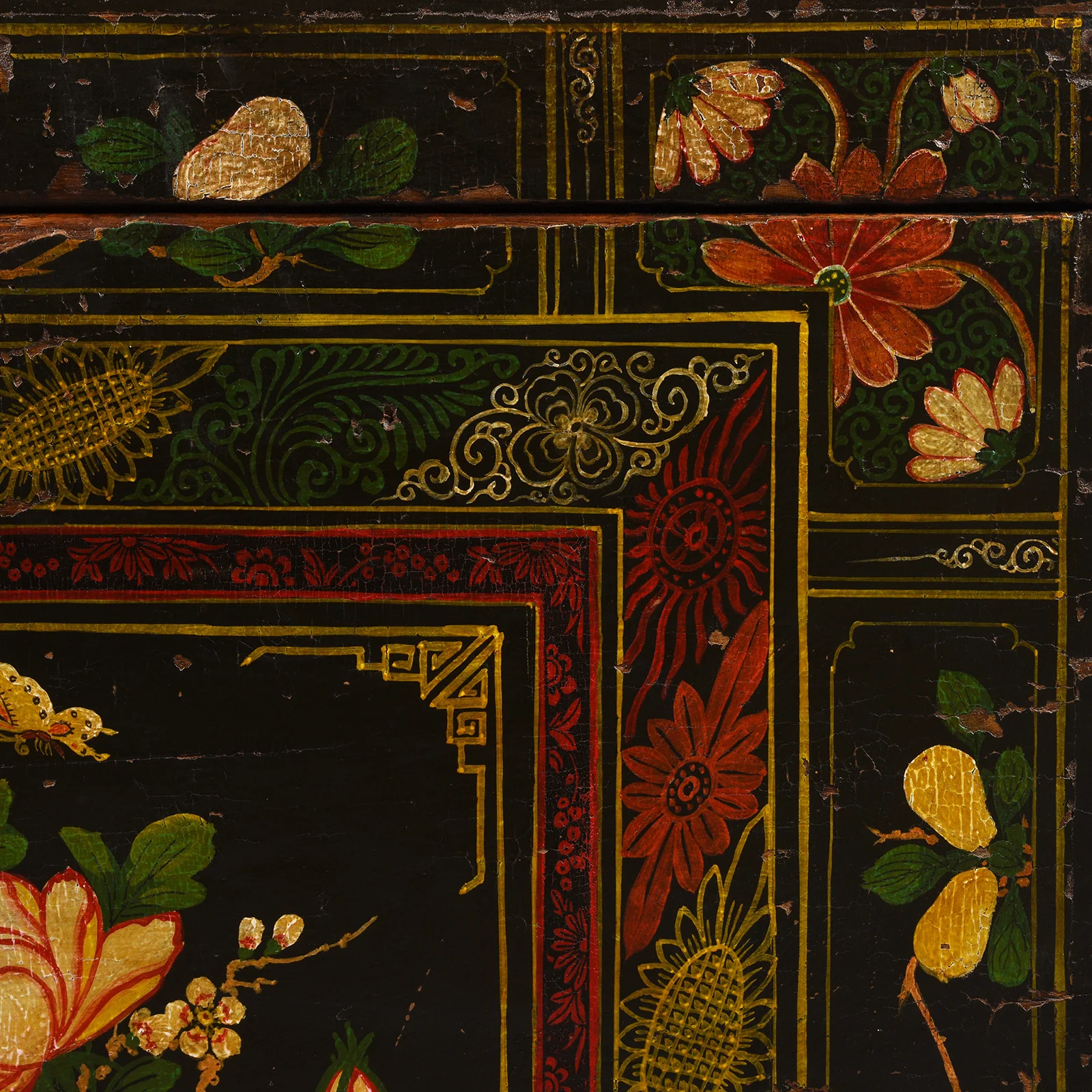 Painted Opera Chest From Shanxi - 19th Century - Image 6