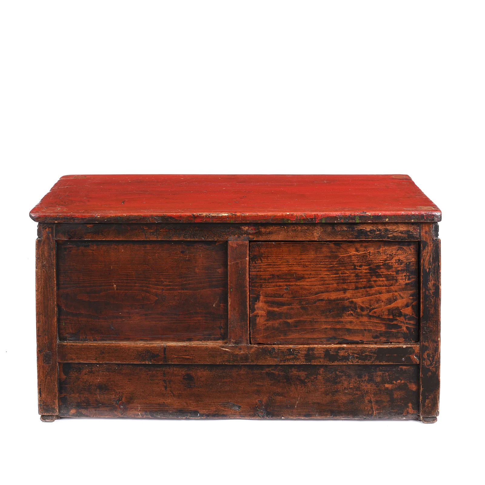 Painted Floral Choksar Prayer Table from Tibet - 19th Century - Image 8