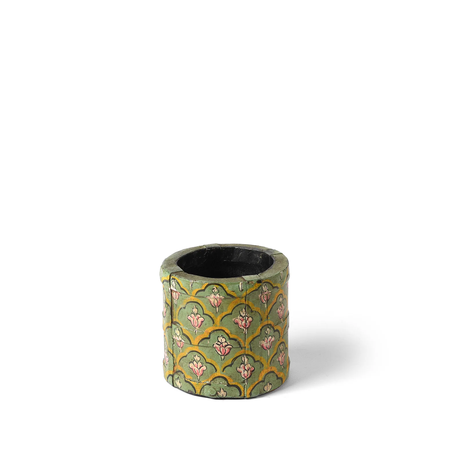 Painted Wooden Grain Measure Pencil Pot - Image 3