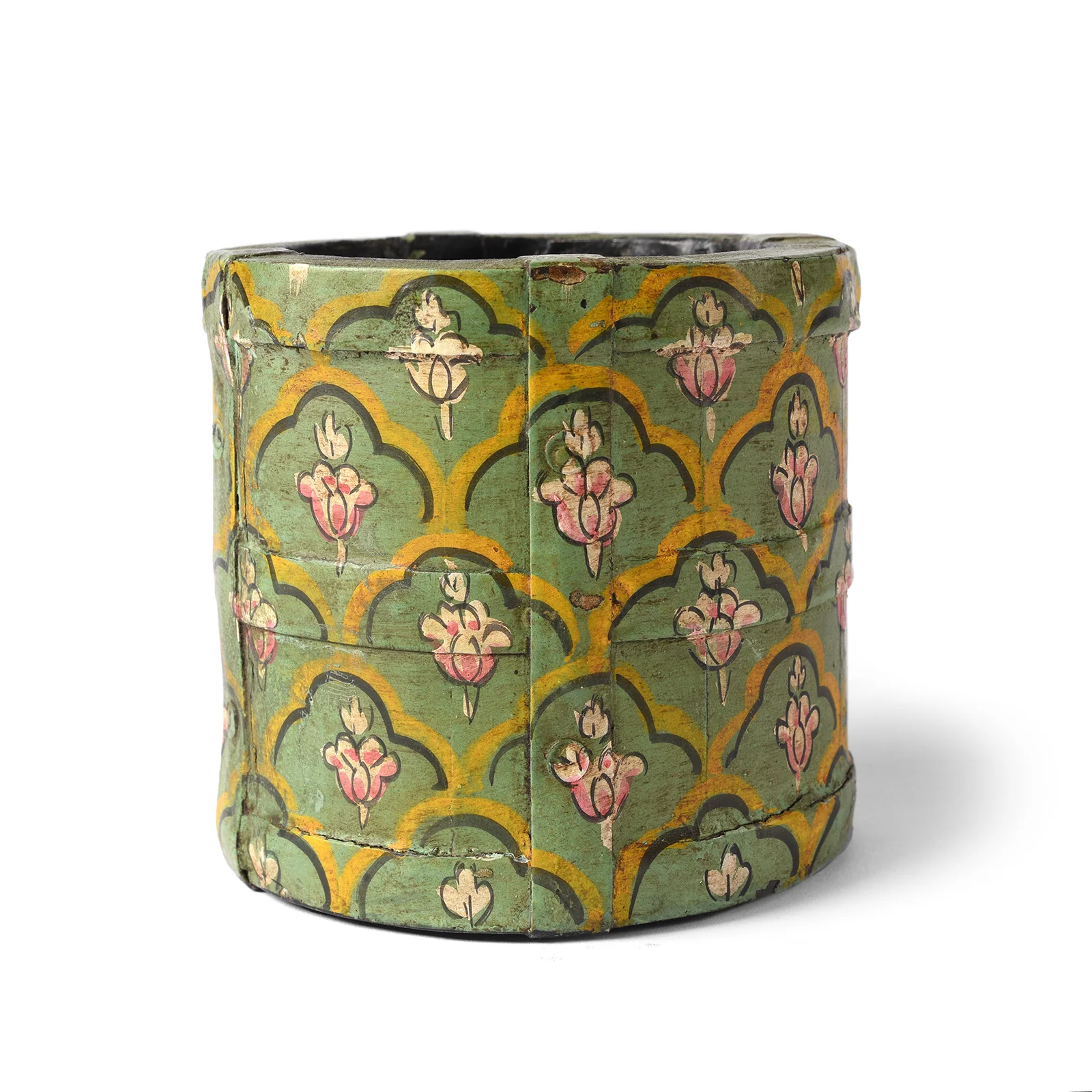 Painted Wooden Grain Measure Pencil Pot - Image 8