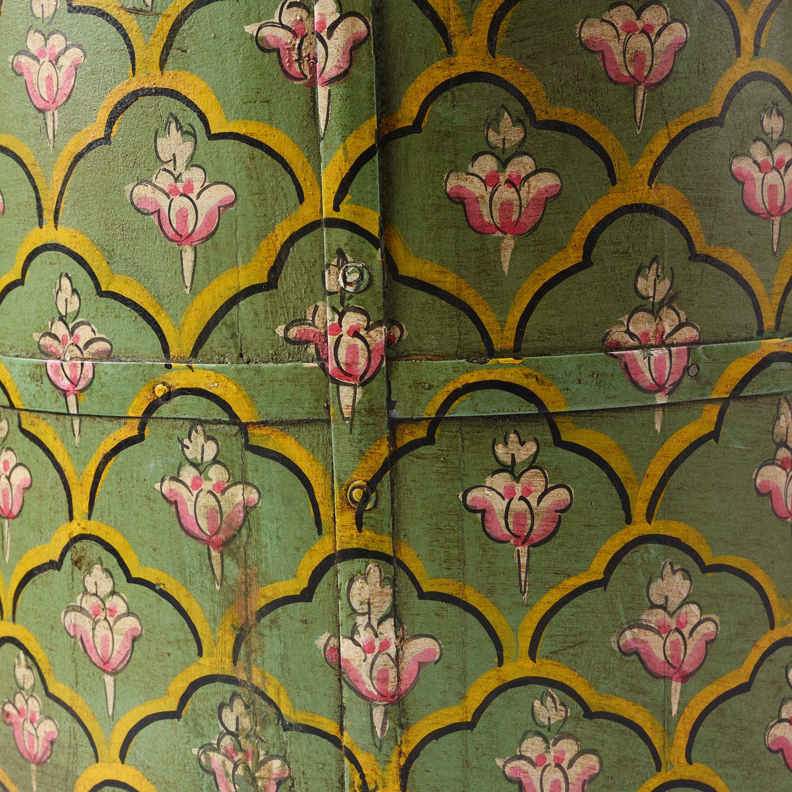 Painted Grain Measure Planter - Mughal Green - Image 3