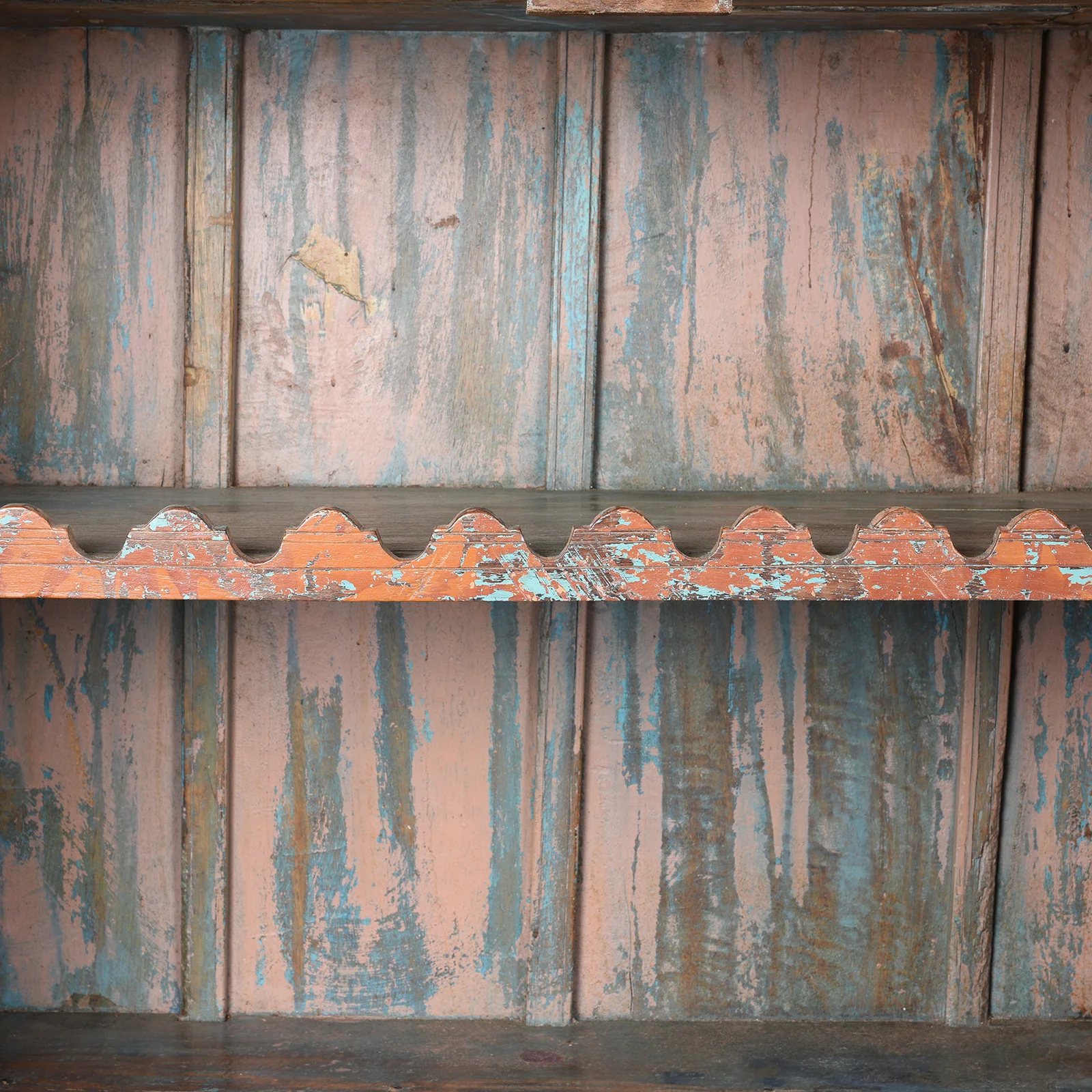 Painted Almirah Indian Cabinet From Diu - 19th Century - Image 12