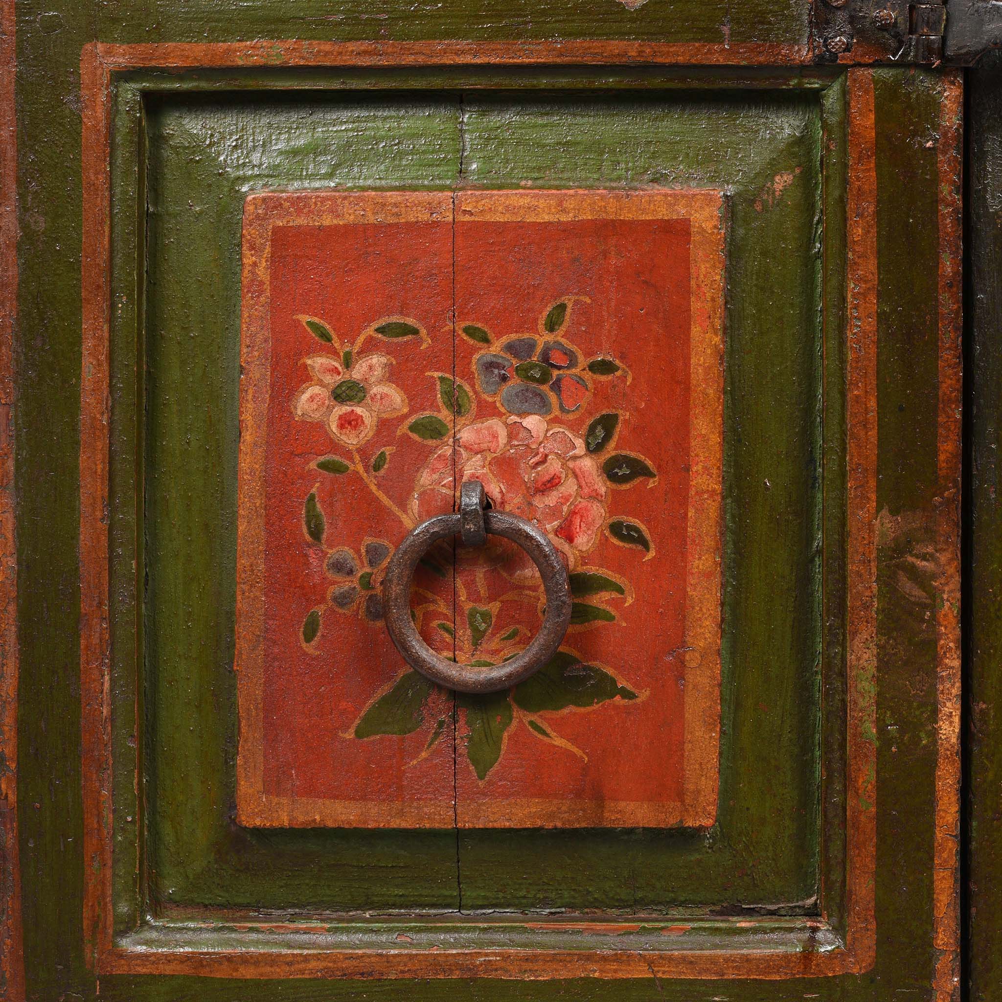 Painted Indian Cabinet From Bikaner - 19thC - Image 11