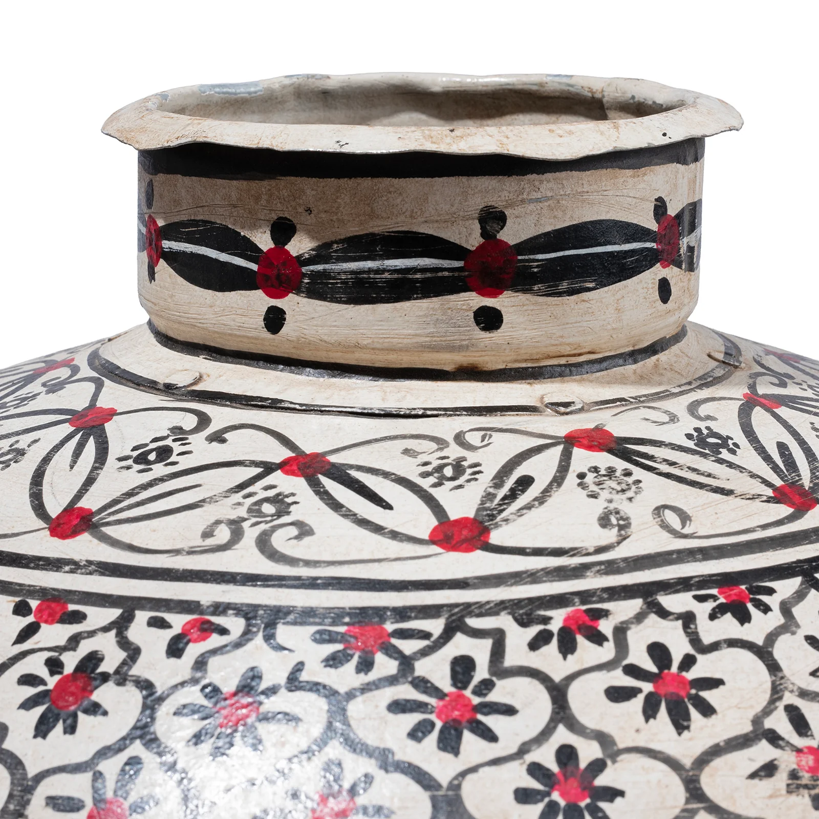 Painted Matka (Cream) - Image 2