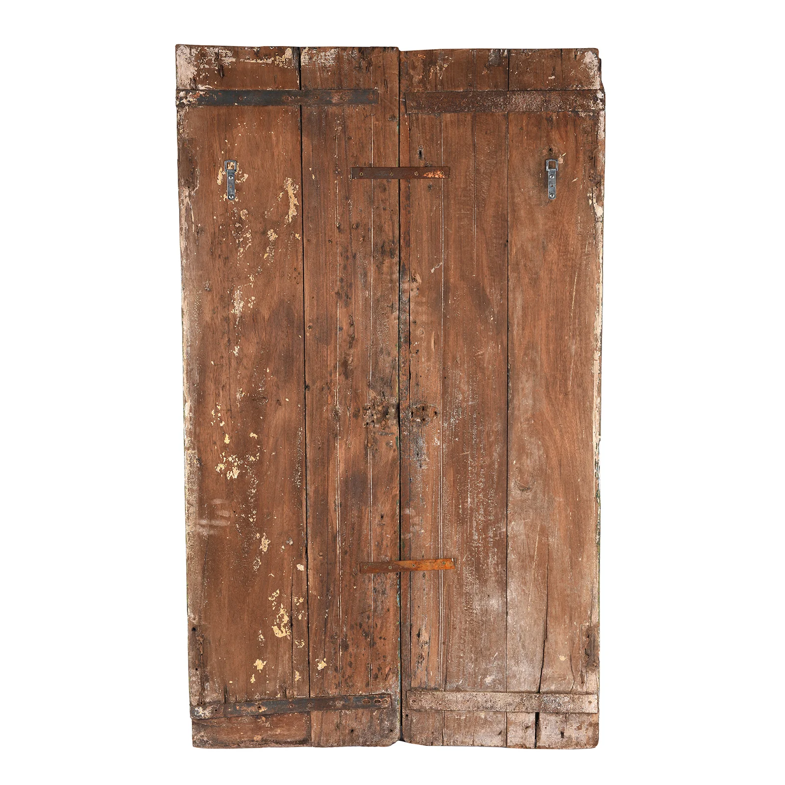 Painted Indian Door From Gujarat - Late 19th Century - Image 6
