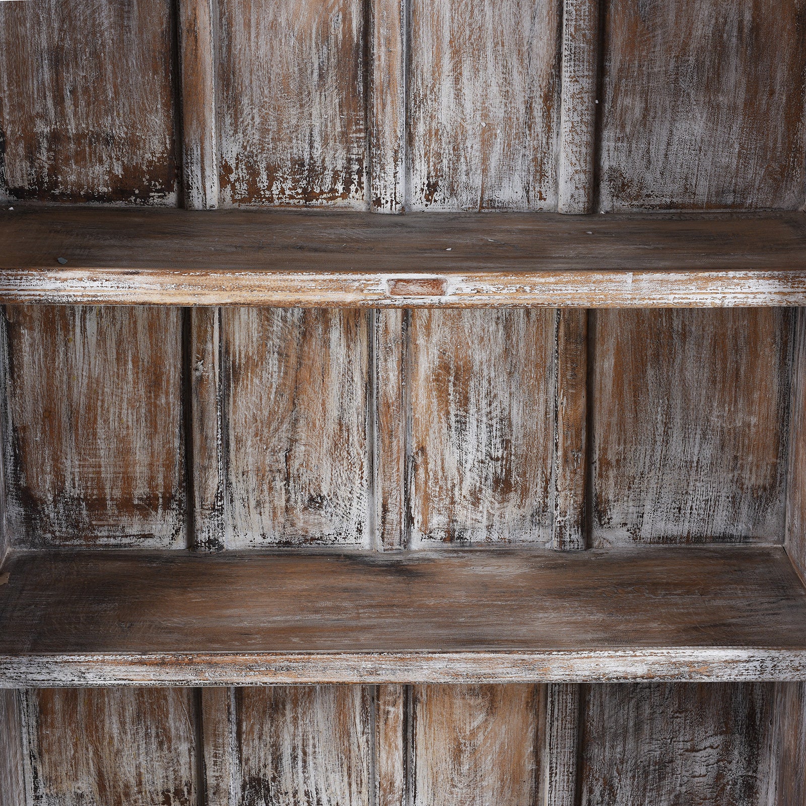 Painted Indian Louvre Cabinet Made From Reclaimed Teak - Image 4