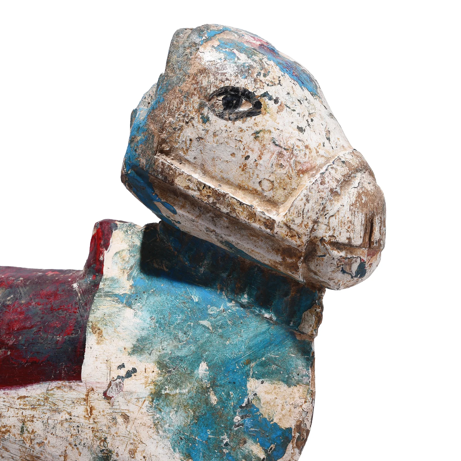 Painted Indian Nandi Bull Figurine From Rajasthan - Ca 1940 - Image 4
