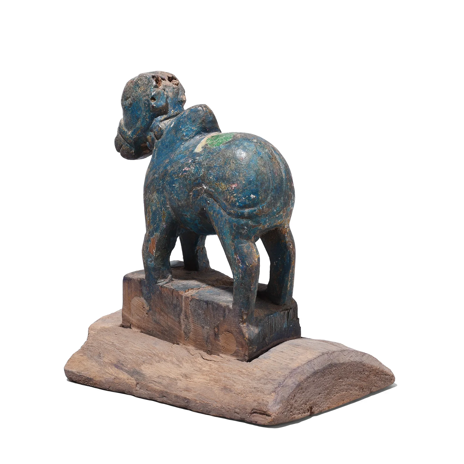 Painted Indian Nandi Bull Figurine From Rajasthan - Ca 1940 - Image 4