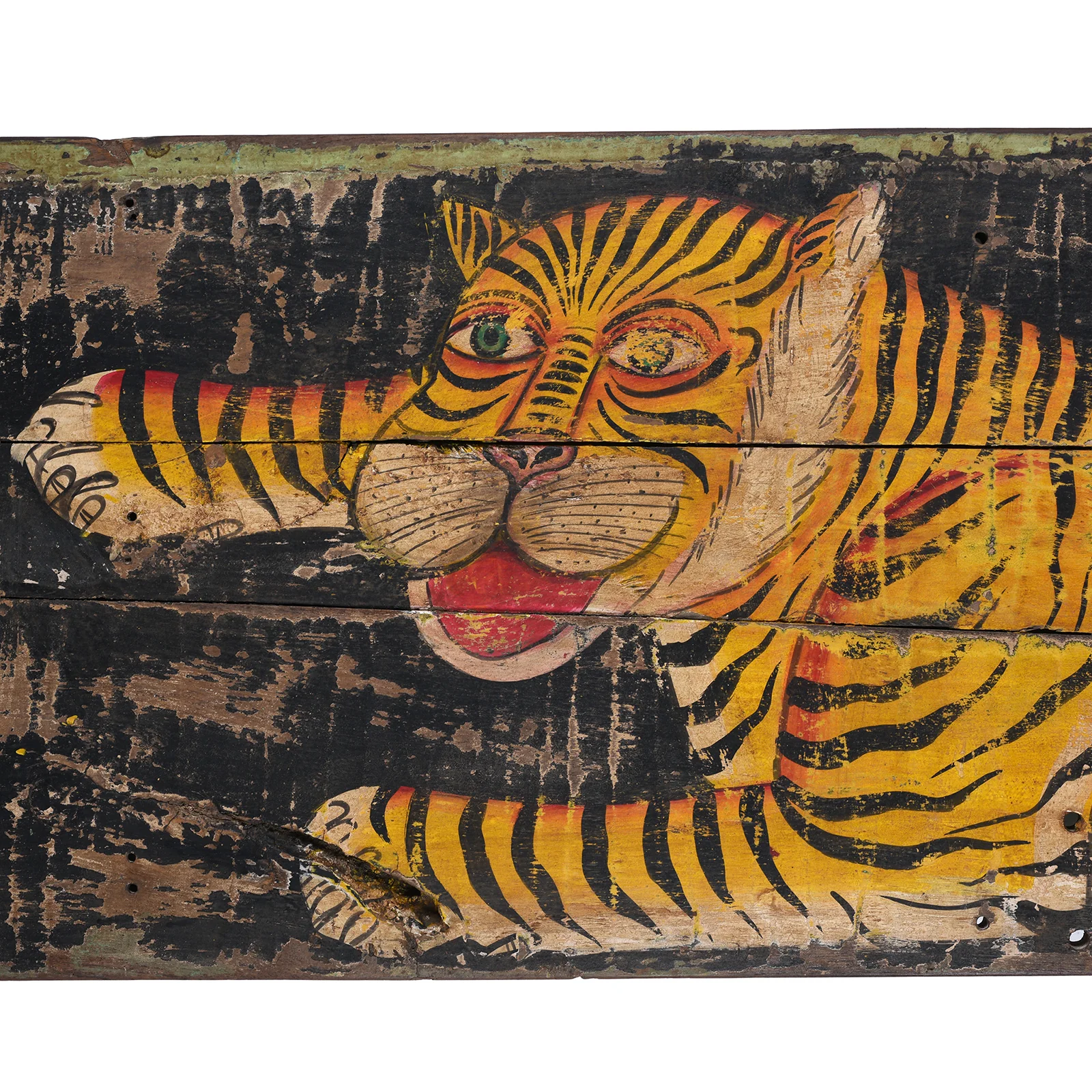 Black Painted Tiger Panel (Horizonal) - Image 2