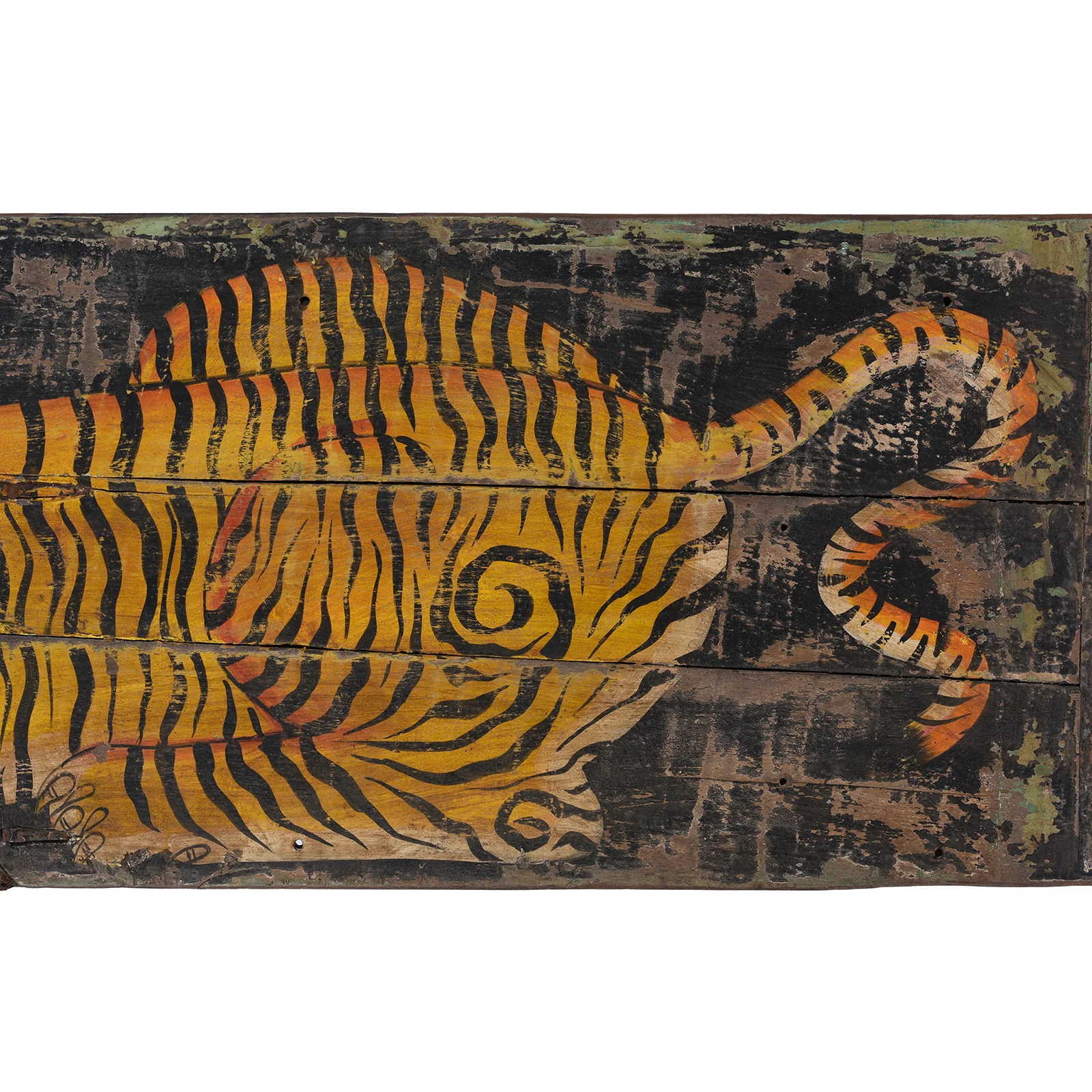 Black Painted Tiger Panel (Horizonal) - Image 3