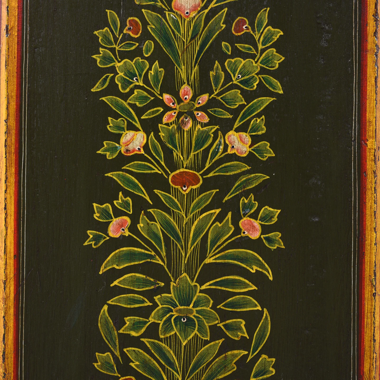 Painted Umbrella Stand From Rajasthan - Image 4