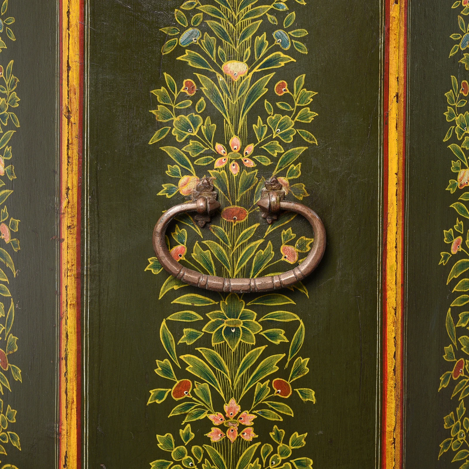 Painted Umbrella Stand From Rajasthan - Image 5