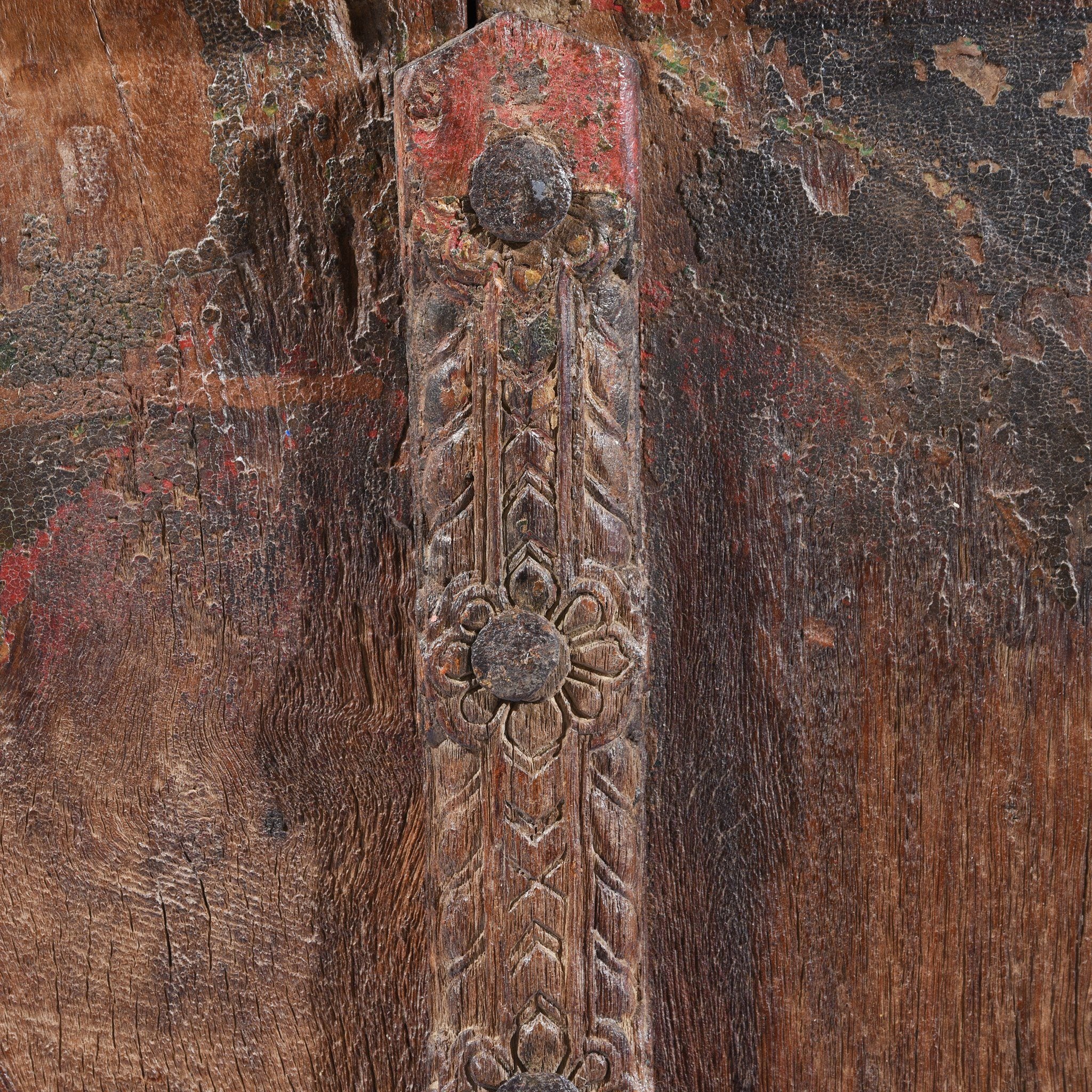 Painted Indian Window From Bikaner - 19thC - Image 4