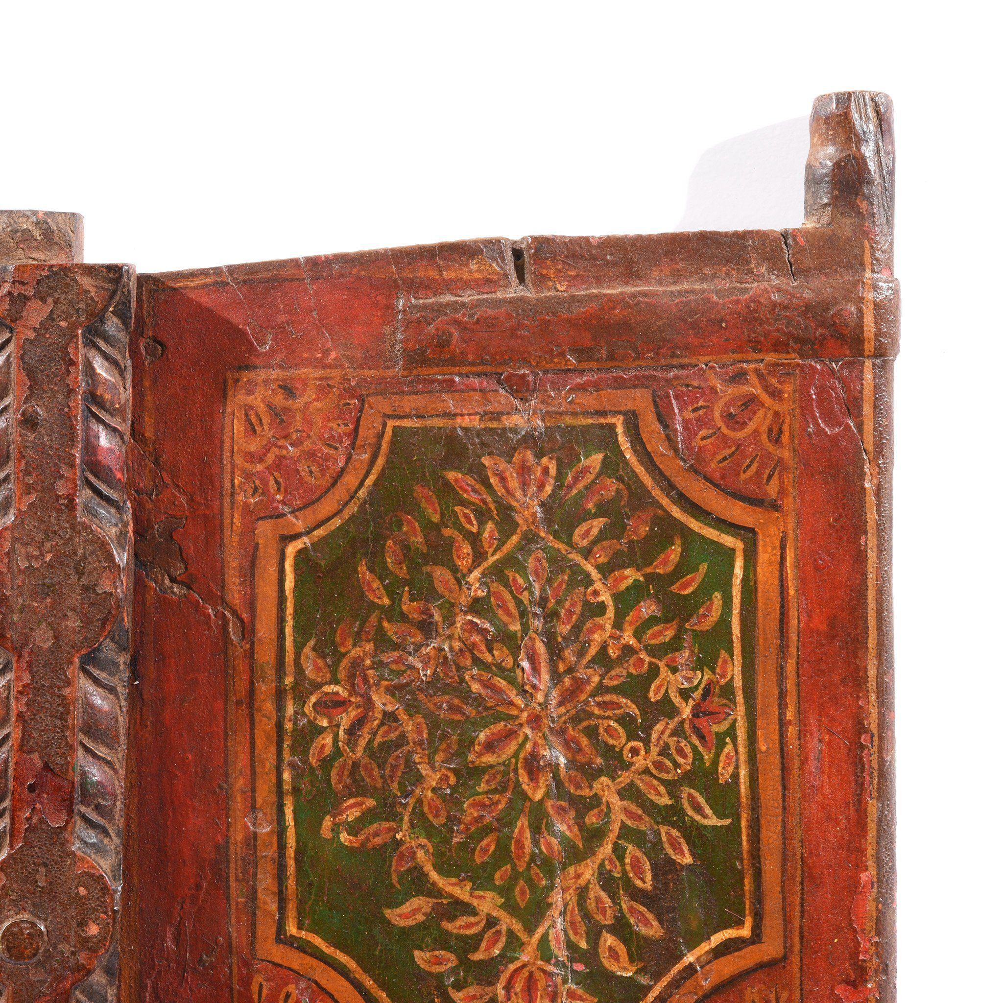 Painted Indian Window From Bikaner - 19thC - Image 7