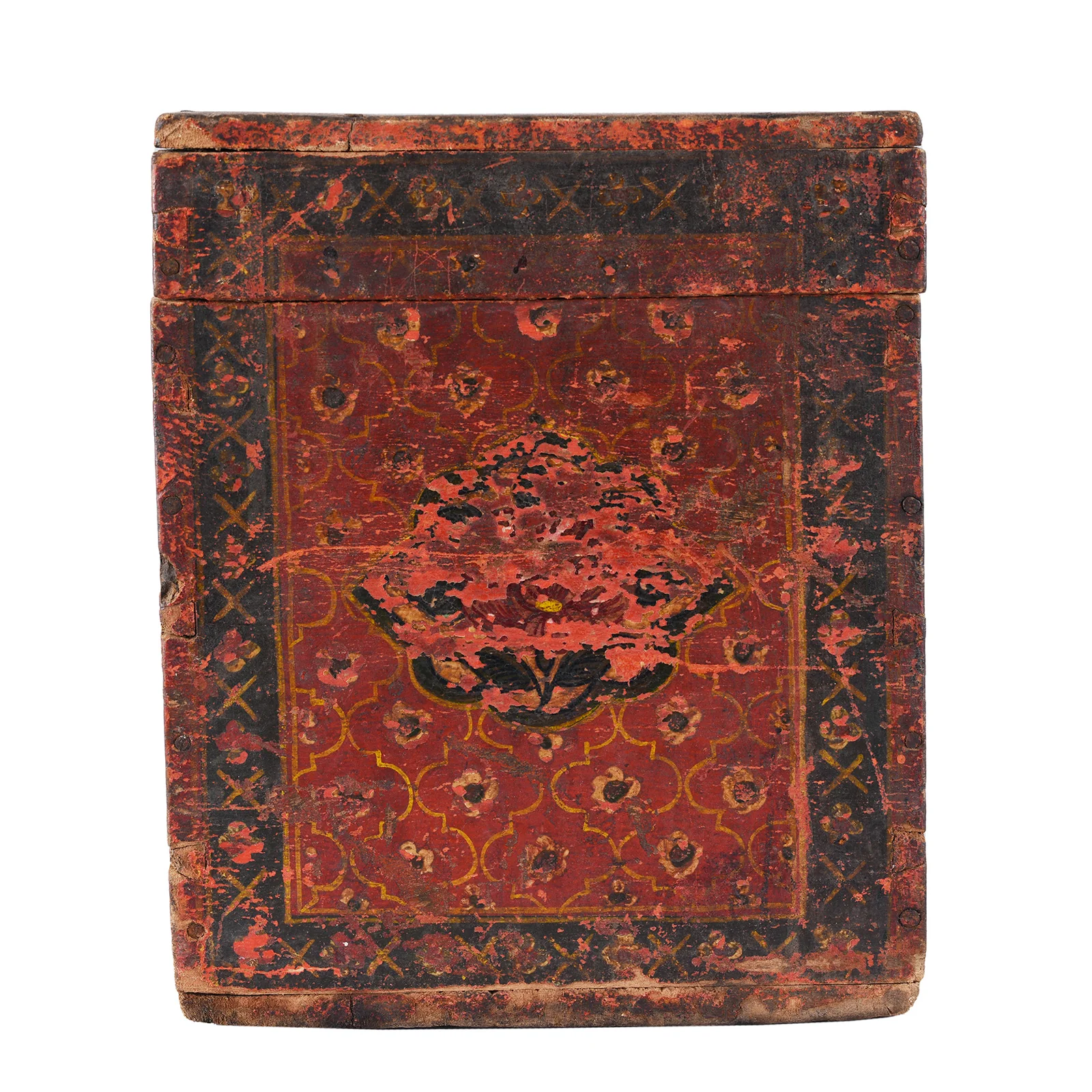 Painted Jain Book Box From Gujarat - 19th Century - Image 6