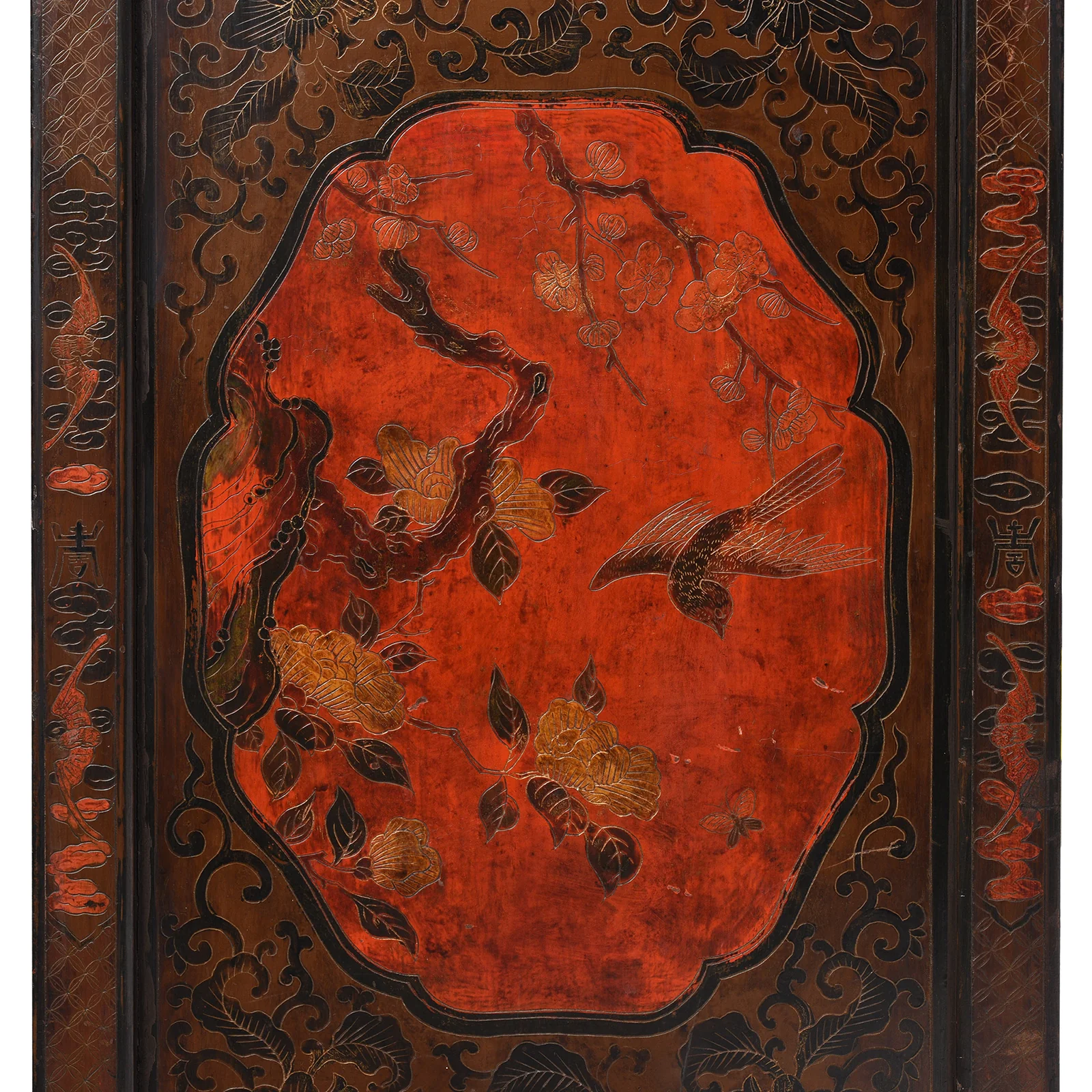 Painted Japanese Style Side Cabinet - Ca 1930 - Image 3