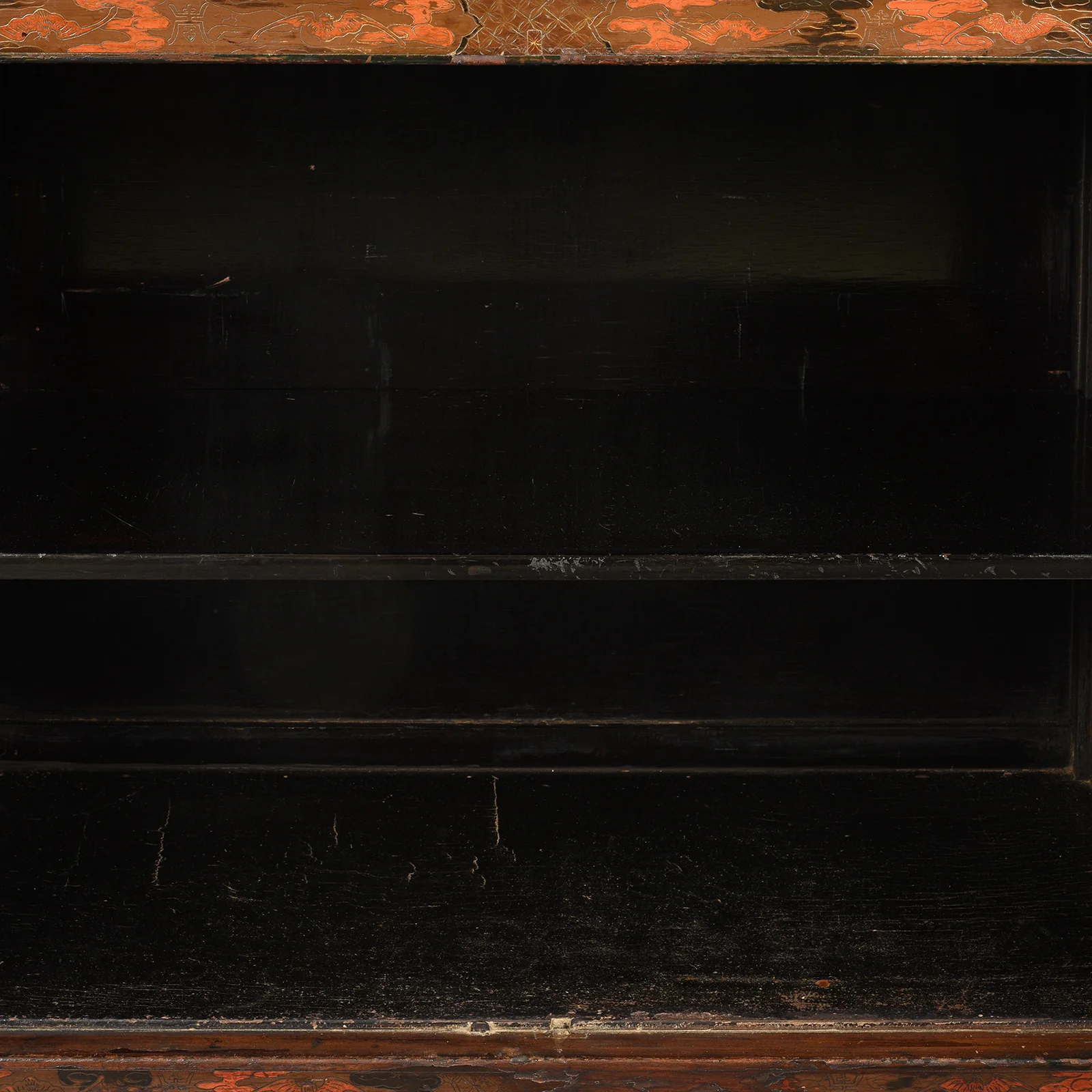 Painted Japanese Style Side Cabinet - Ca 1930 - Image 8
