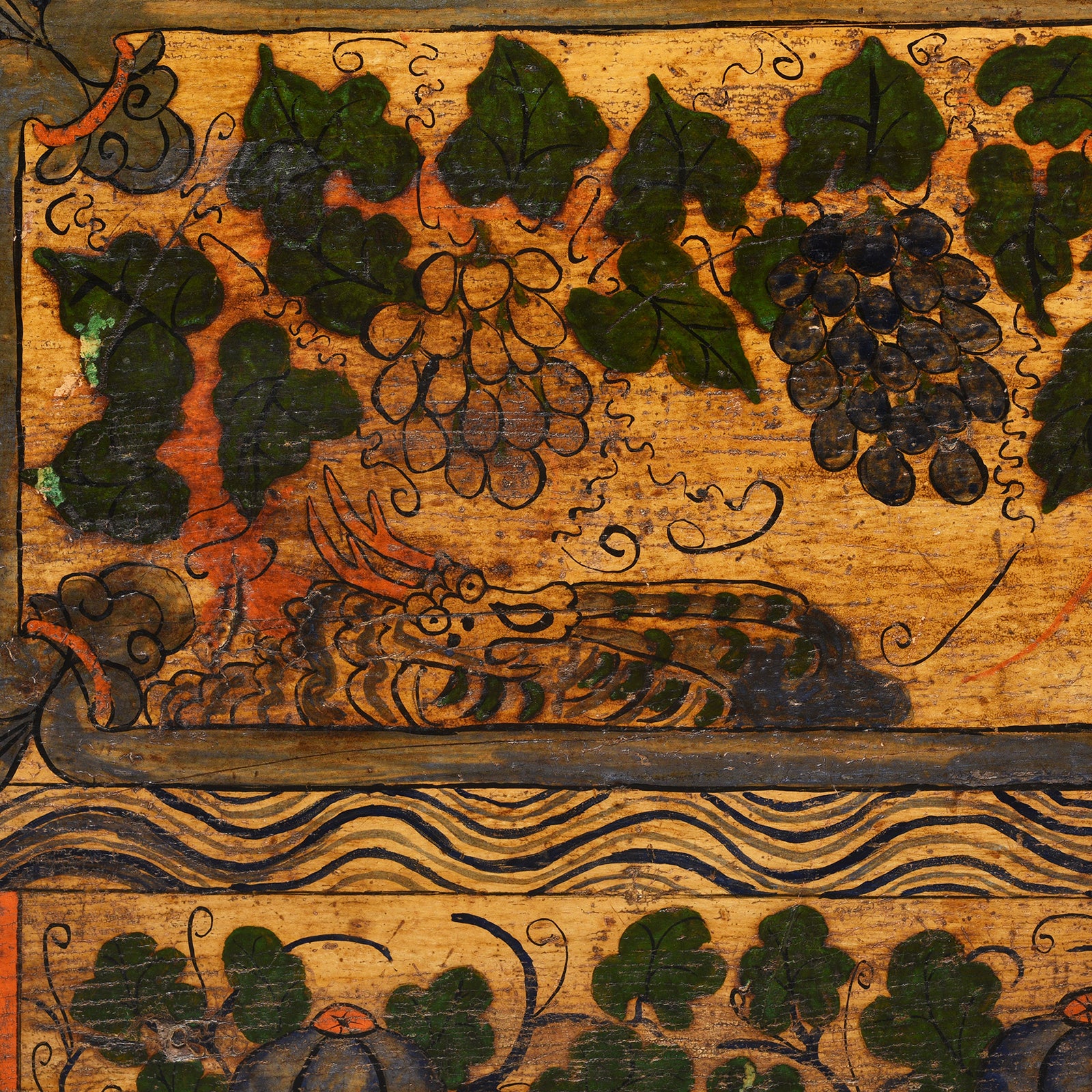 Painted Blanket Chest From Mongolia - 19thC - Image 10
