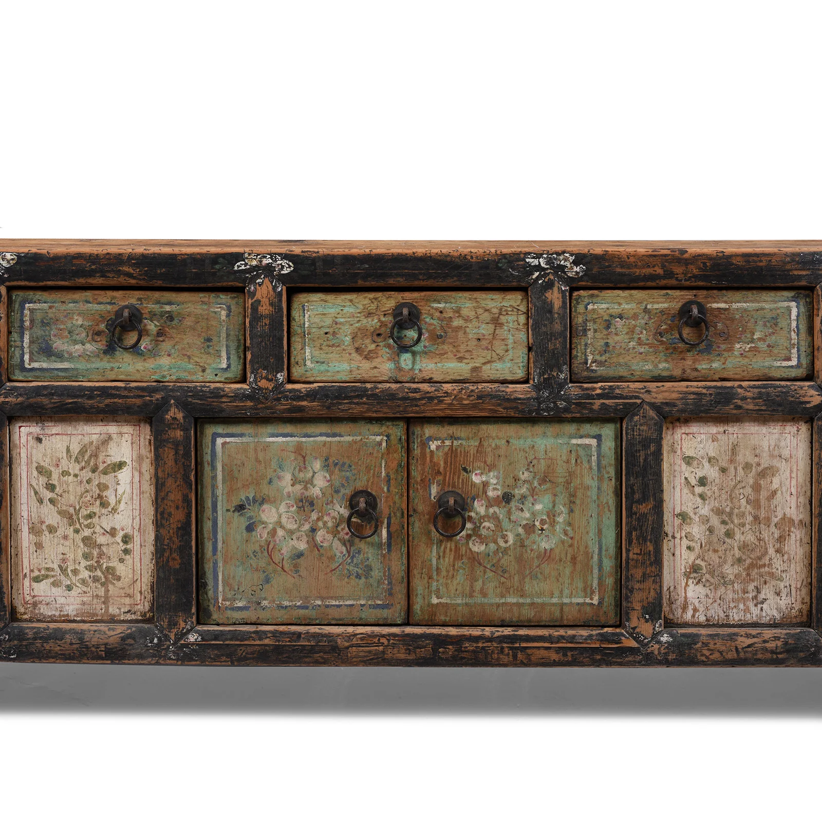 Painted Kang Cabinet From Mongolia - 19th Century - Image 3