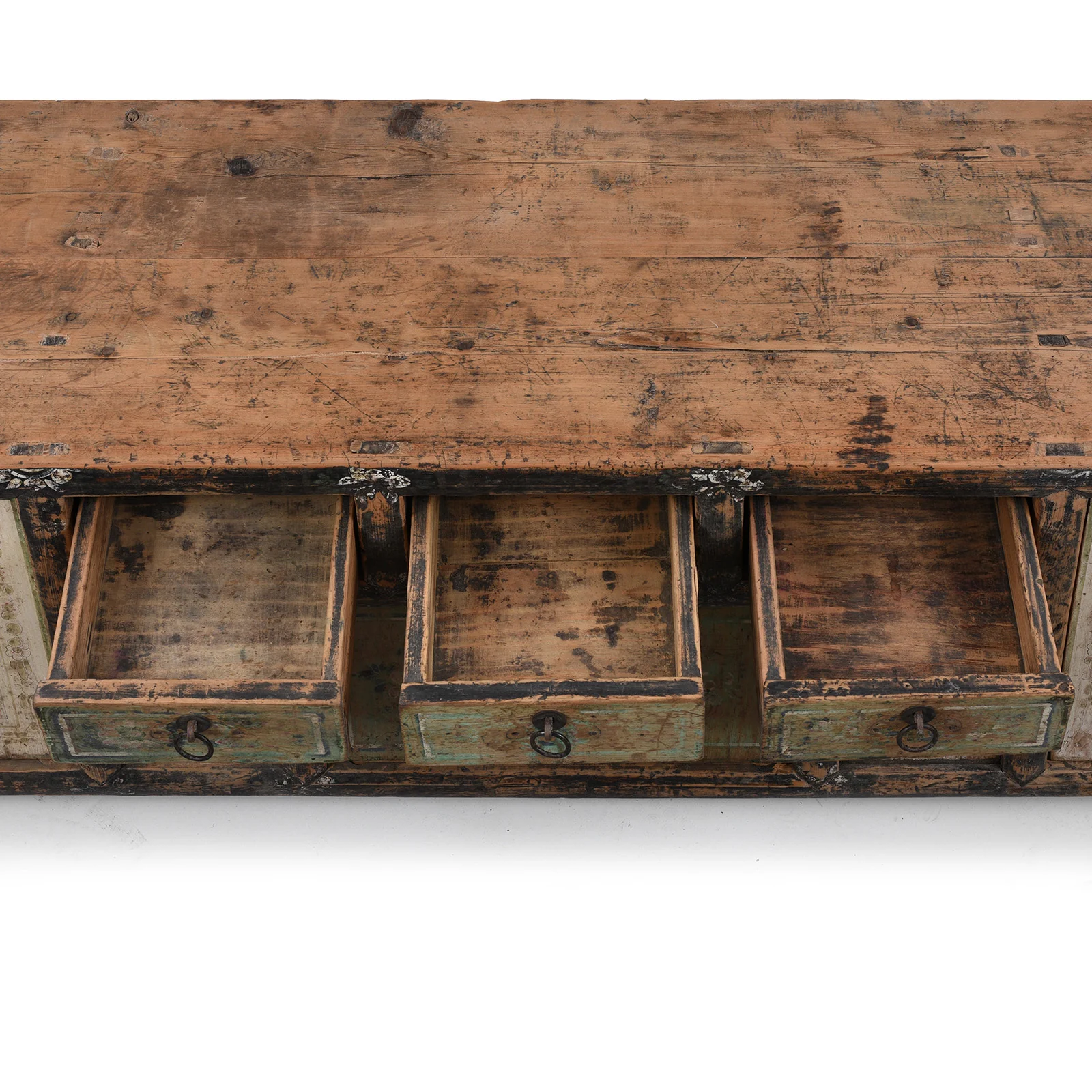 Painted Kang Cabinet From Mongolia - 19th Century - Image 8