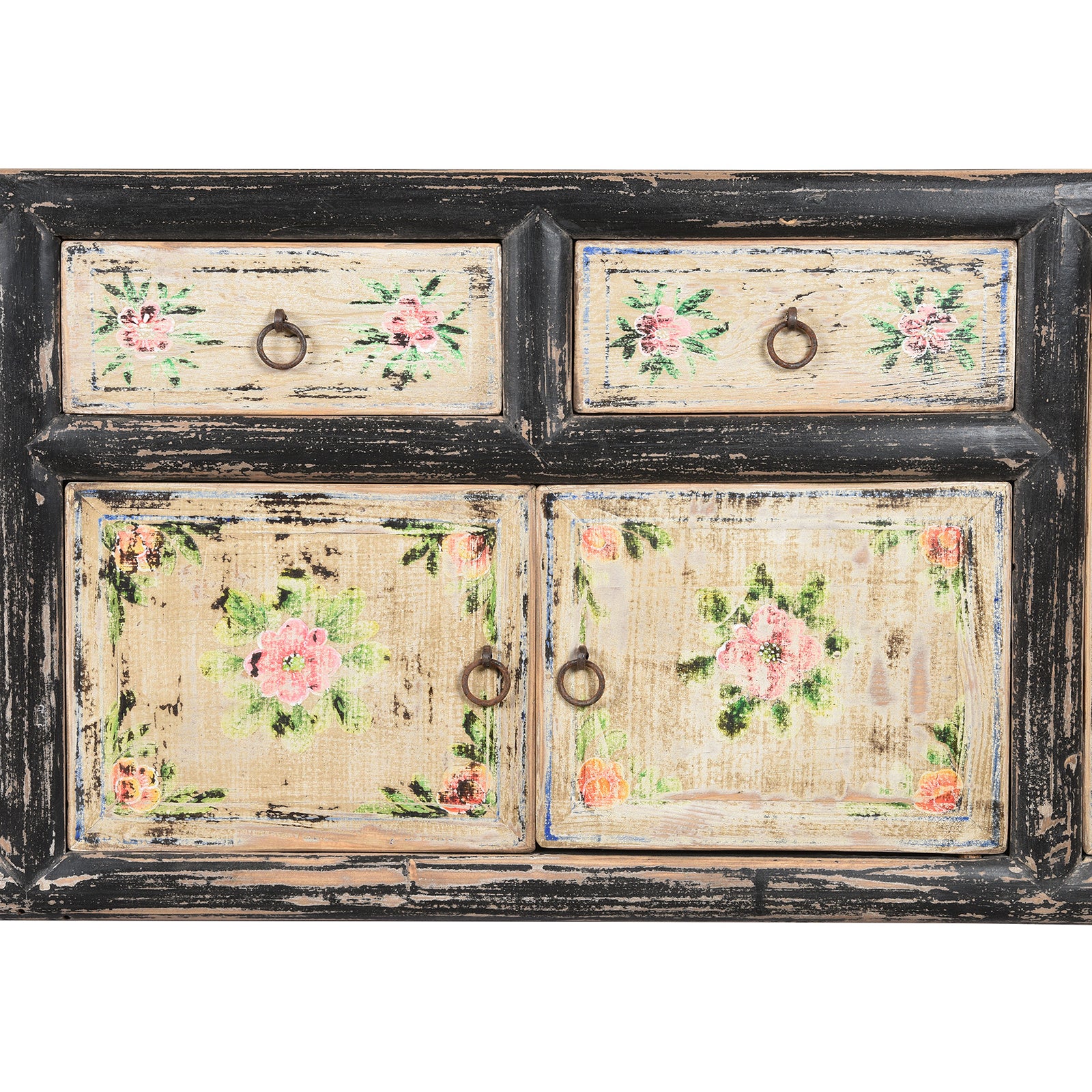 Painted 'Kang' Low Cabinet From Mongolia - Image 6
