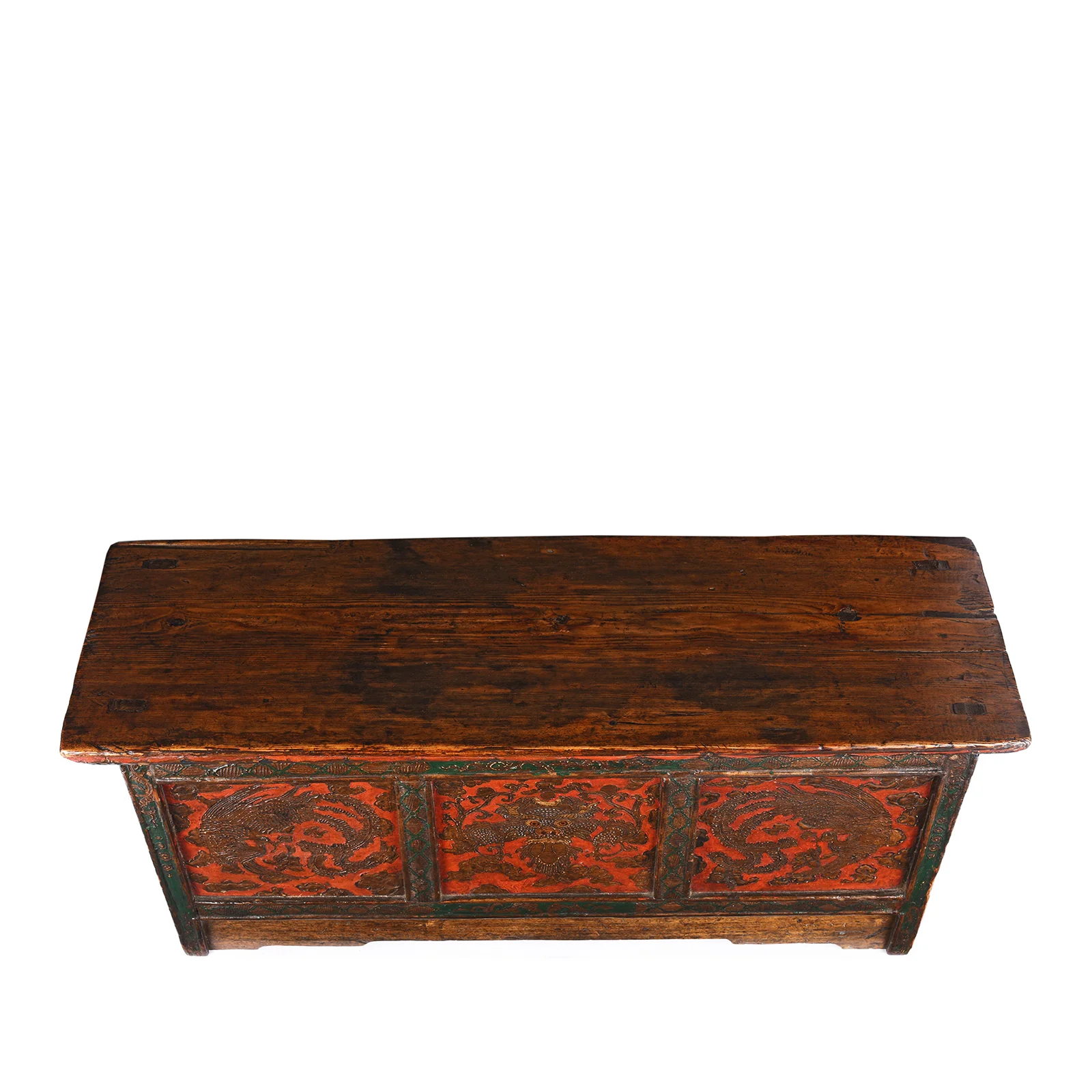 Painted Choksar Prayer Table from Tibet - 19th Century - Image 4